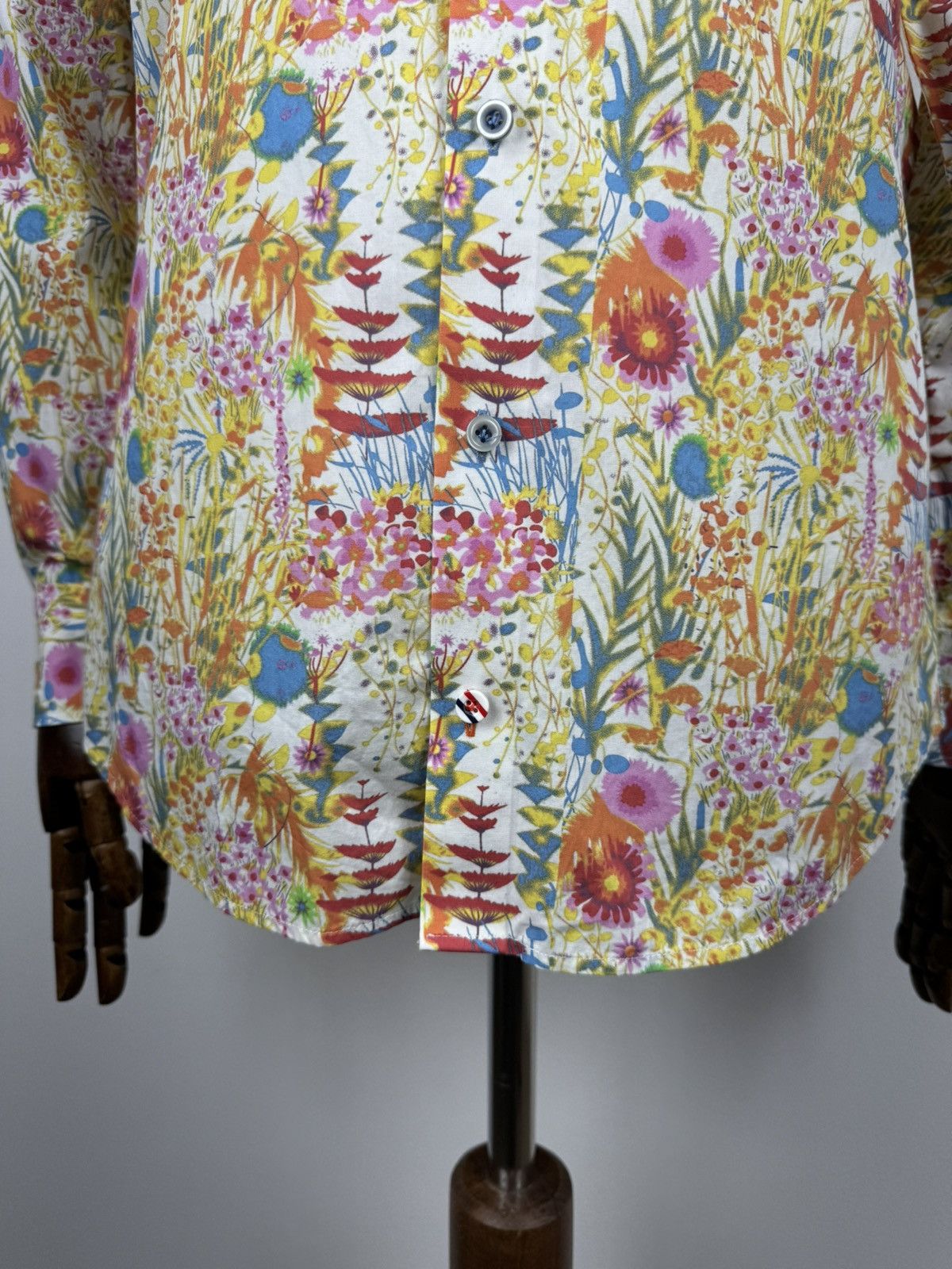 Other Men’s Tresanti Celeste Floral Long Sleeve Button Down shirt Size US XL / EU 56 / 4 - 3 Thumbnail