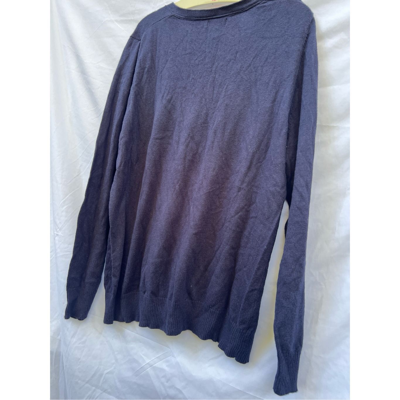 George George Blue Long Sleeve V-Neck Top Woman’s Size XL Size XL / US 12-14 / IT 48-50 - 6 Thumbnail