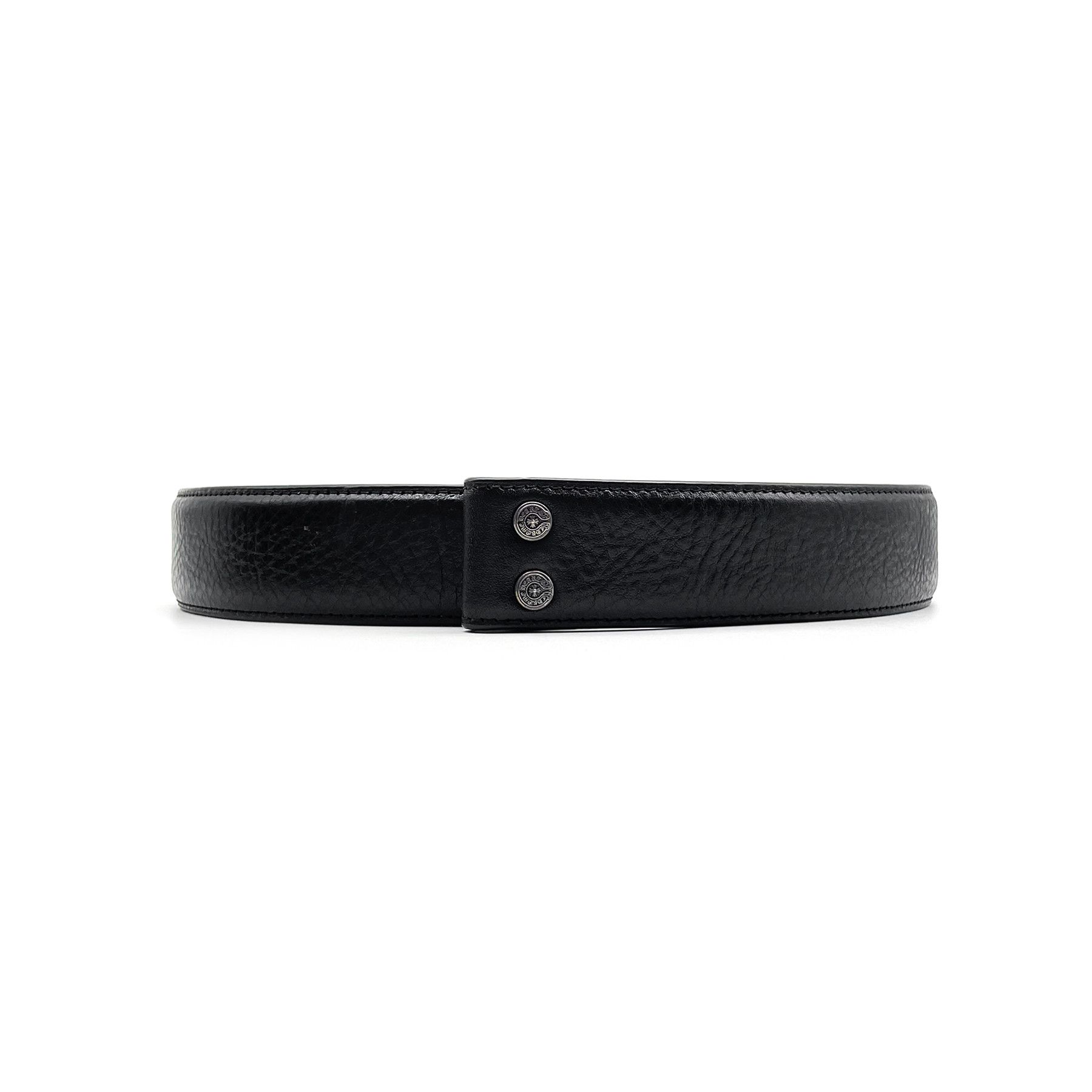 Chrome Hearts Chrome Hearts Black Leather Belt/Strap Size 32 - 1 Thumbnail