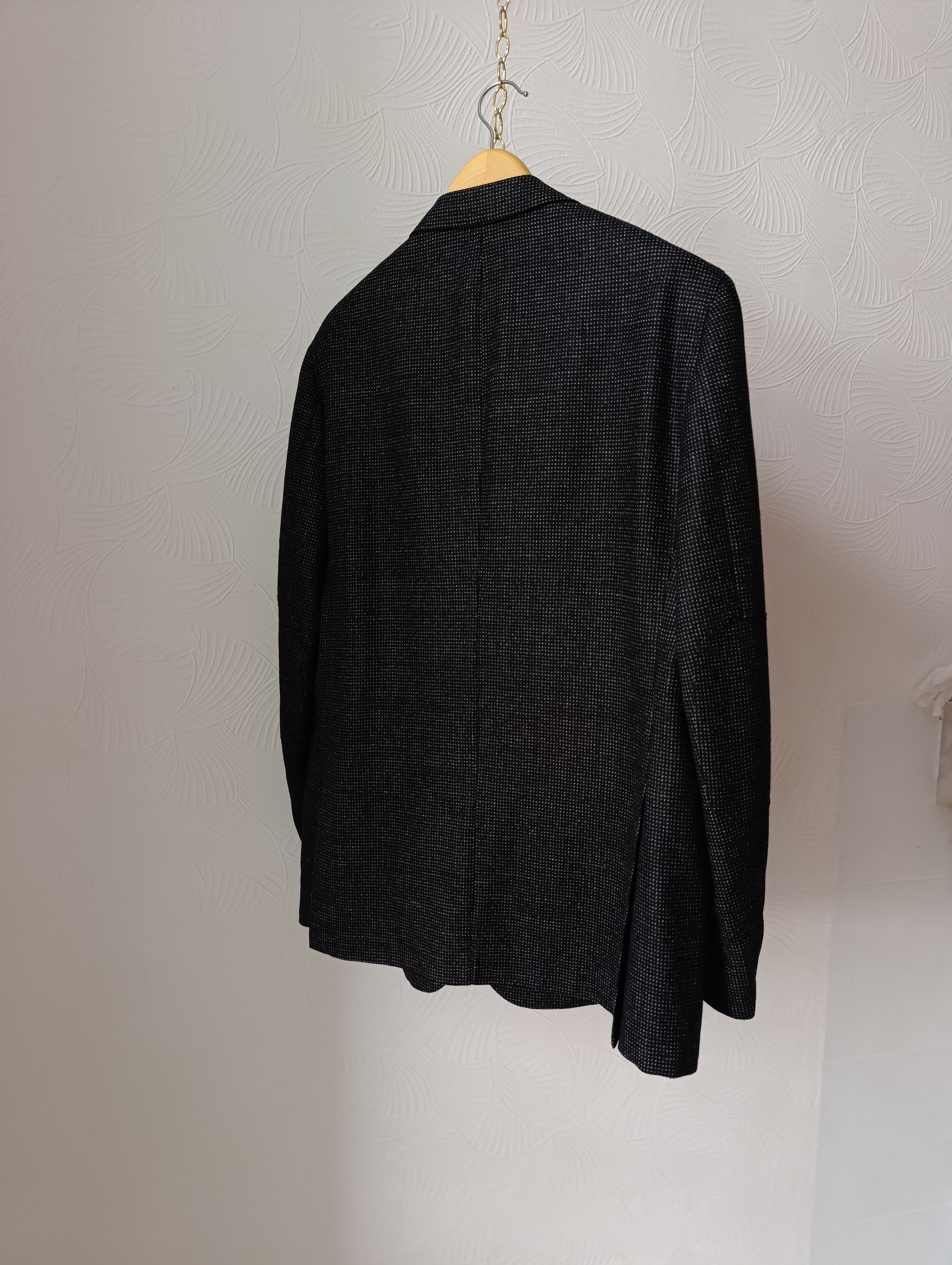 Loro Piana WOOL MENS BLAZER MADE OF LORO PIANA ZELANDER MATERIAL Size 54R - 11 Thumbnail
