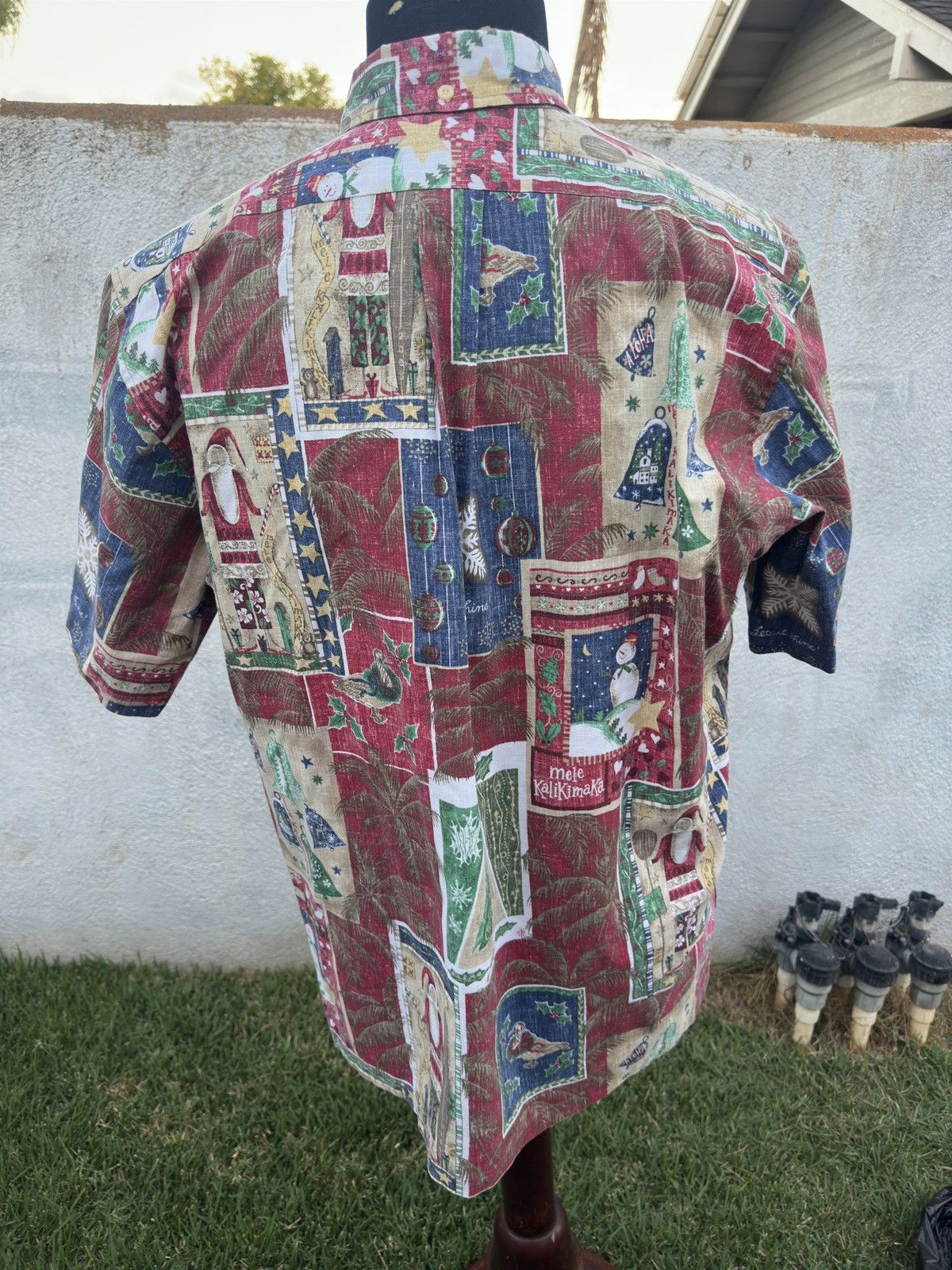 Reyn Spooner PreOwned Reyn Spooner Mele Kalikimaka Multicolored Men's L Size US L / EU 52-54 / 3 - 2 Thumbnail