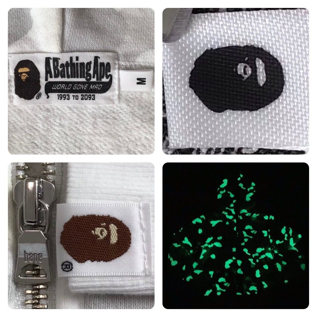Bape 💫Glow in the dark💫 BAPE City camo full zip hoodie vest APE Size US M / EU 48-50 / 2 - 9 Thumbnail