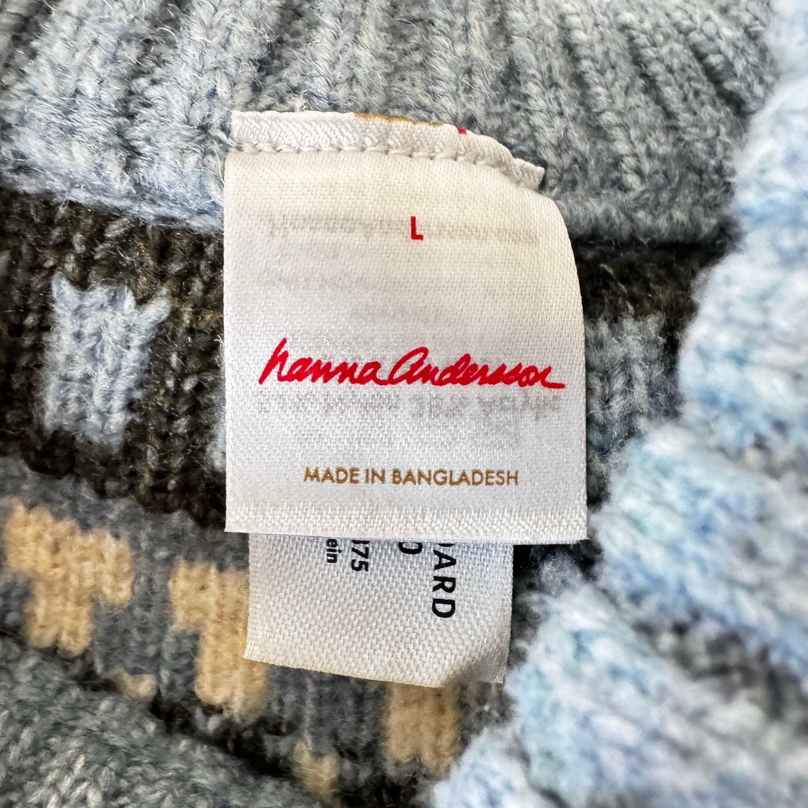 Other HANNA ANDERSSON Holiday Fair Isle Sweater Blue Size Large Size L / US 10 / IT 46 - 4 Thumbnail