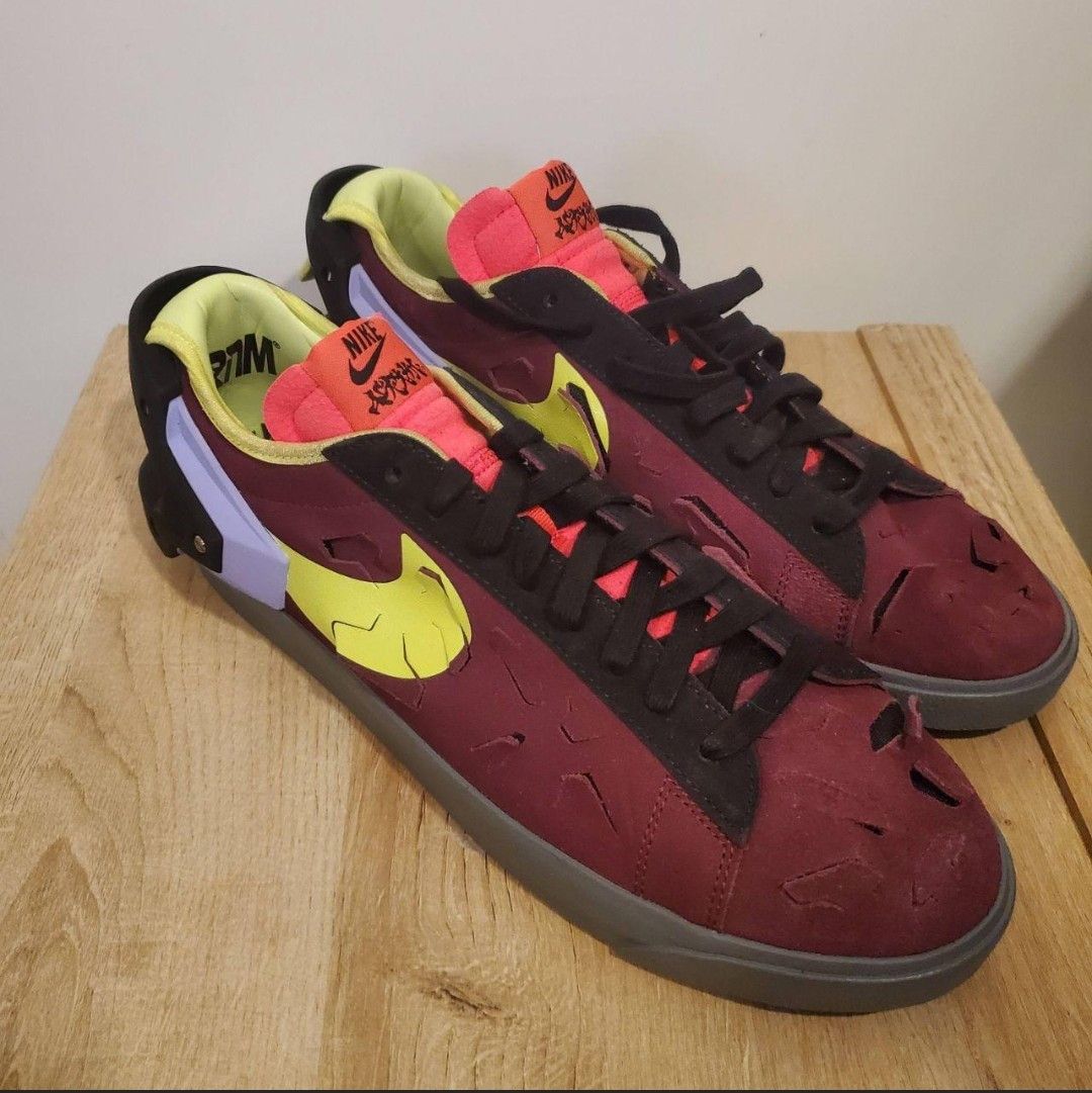 Nike Mens Blazer Low DN2067 600 Acronym Night Maroon