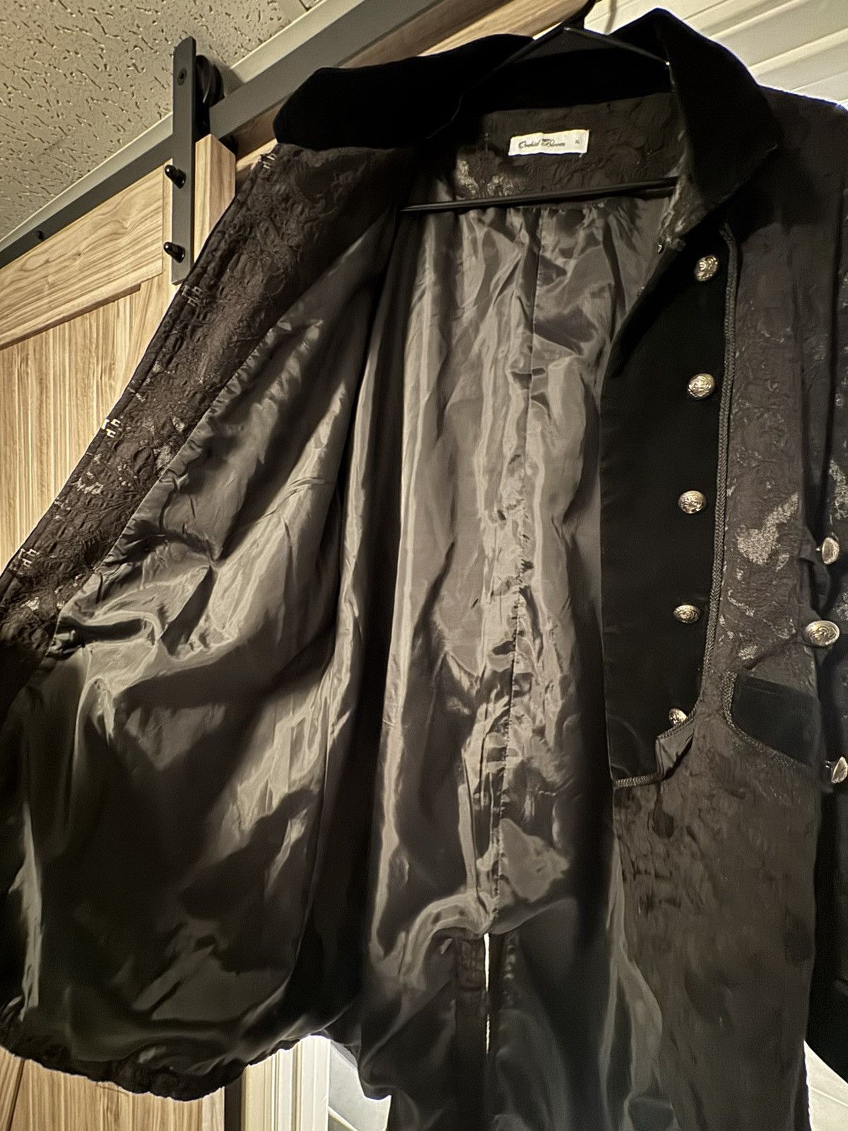 Other Orchid Bloom Black Pirate Coat Size US XL / EU 56 / 4 - 2 Thumbnail