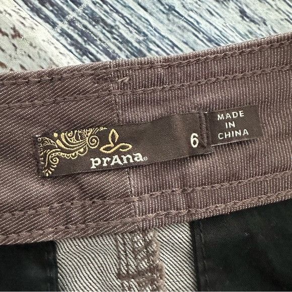 Prana PrAna Organic Cotton Button Front Mini Skirt Size 28" / US 6 / IT 42 - 3 Thumbnail