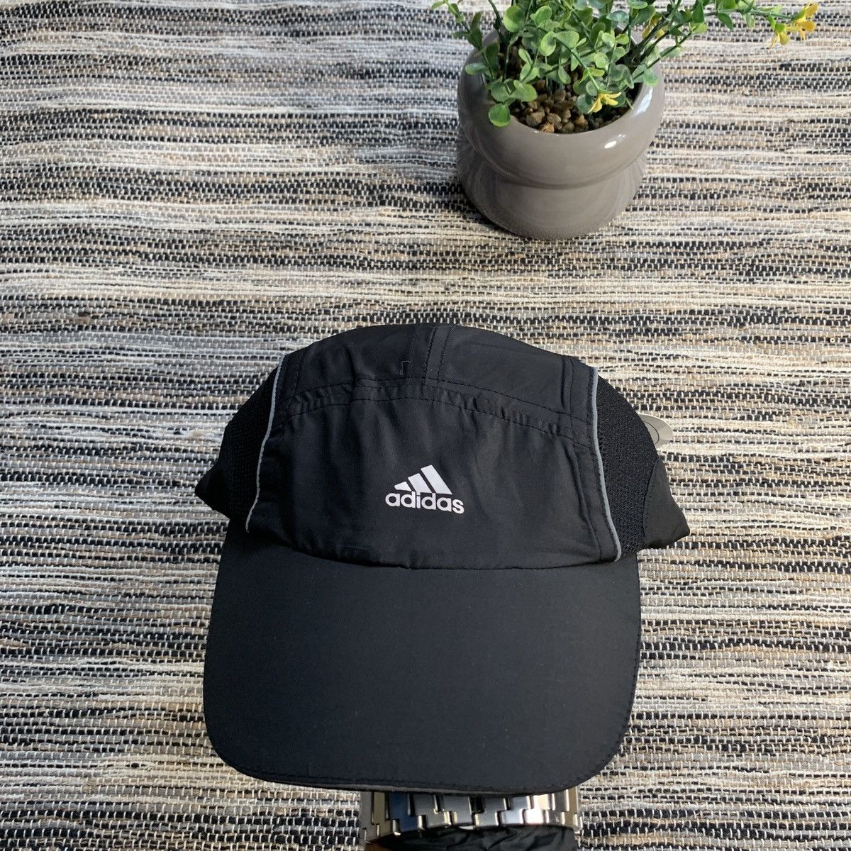 Adidas Adidas 3 stripes Neylon Cap Hat Size ONE SIZE - 2 Thumbnail