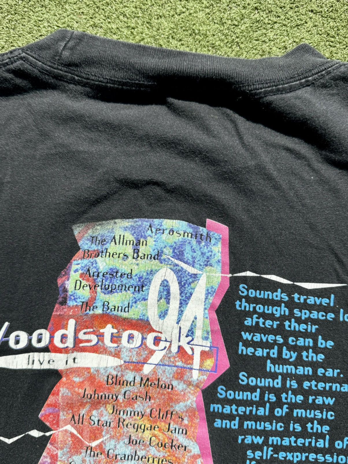 Band Tees × Vintage 1994 Woodstock Festival Pepsi Rock Band Tour T-Shirt Size US XL / EU 56 / 4 - 7 Thumbnail