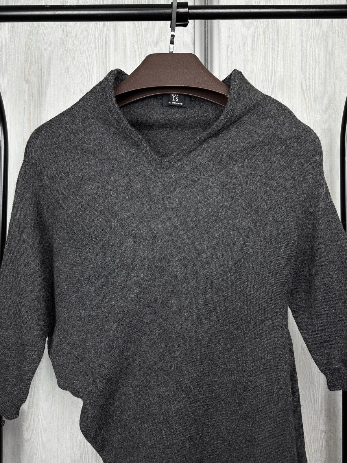 Y's Y's by Yohji Yamamoto Asymmetrical Wool Sweater Size S / US 4 / IT 40 - 3 Thumbnail