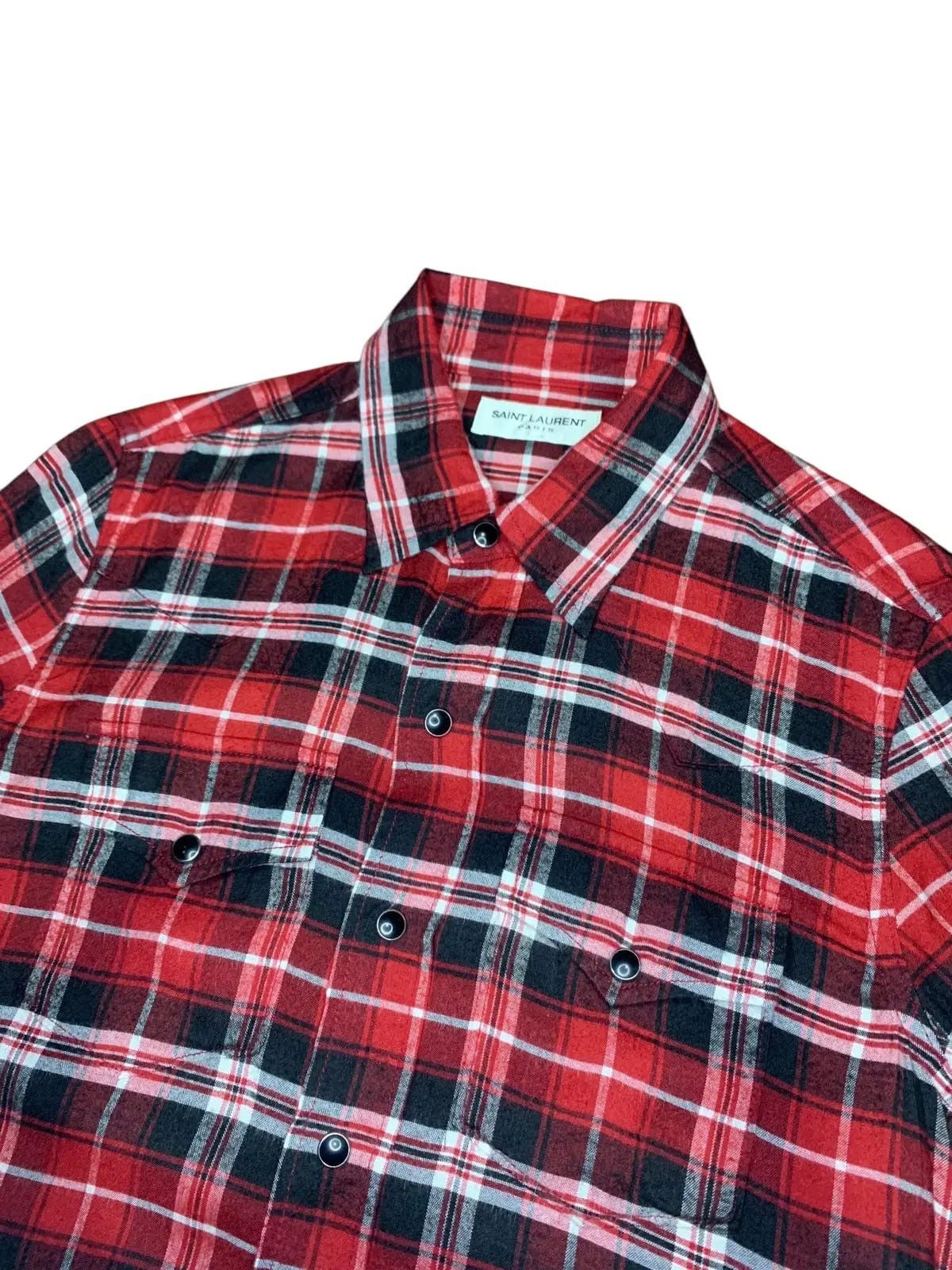 Hedi Slimane Saint laurent paris western flannel Size US XS / EU 42 / 0 - 4 Thumbnail