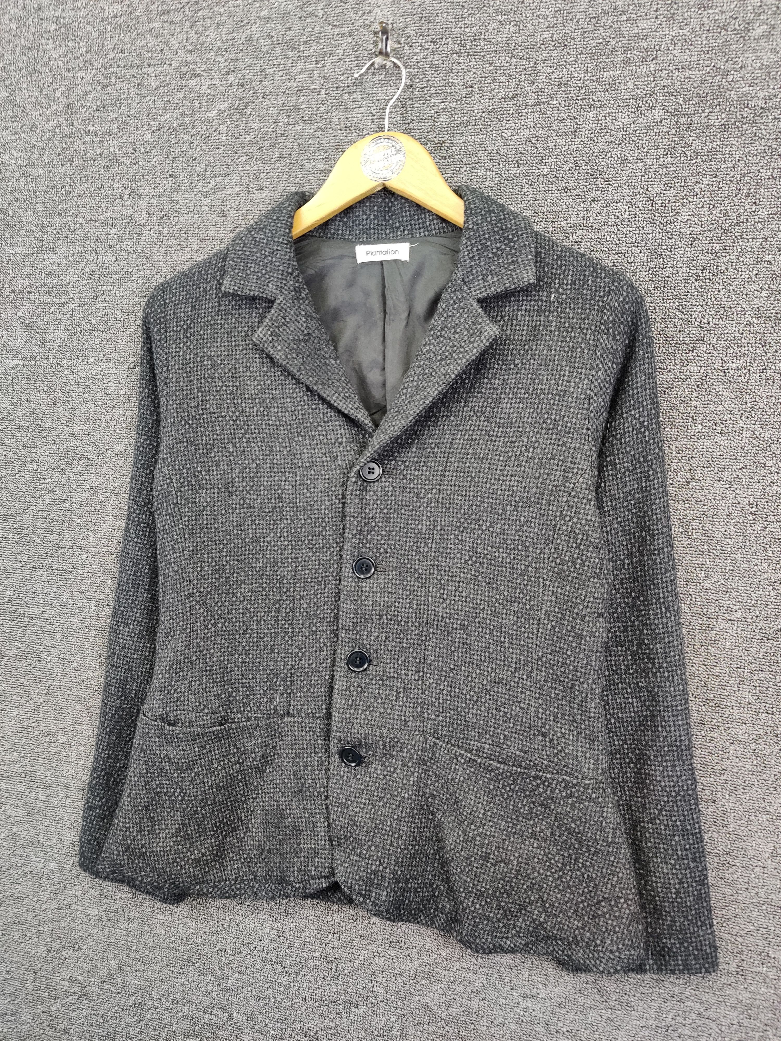 Issey Miyake Vintage Issey Miyake Plantation Wool Single Breasted Blazer Size M / US 6-8 / IT 42-44 - 2 Thumbnail