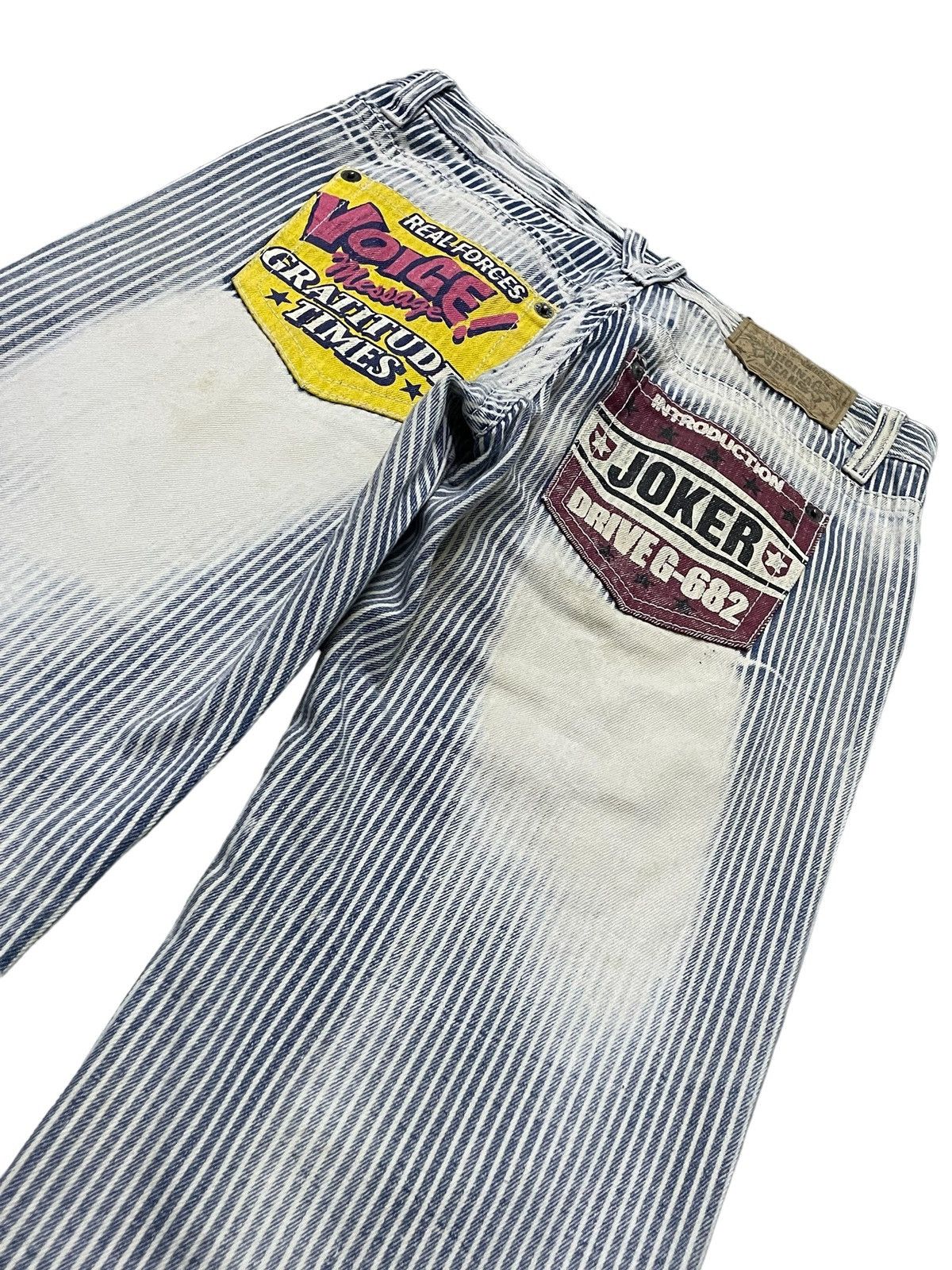 Hysteric Glamour × Japanese Brand The Vintage Standard Japan Hickory Distressed Laser Jeans Size US 30 / EU 46 - 13 Thumbnail