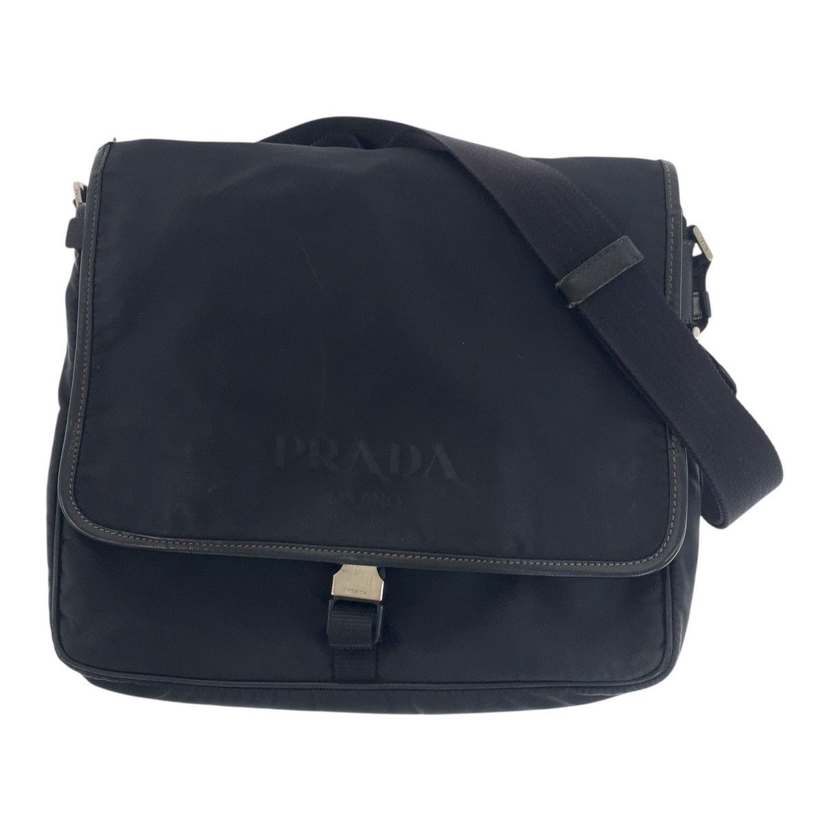 Prada Prada Prada Tessuto Triangle Logo Plate Nylon Shoulder Bag Others Shoulder Bag DUTY FREE for USA Size ONE SIZE - 1 Thumbnail