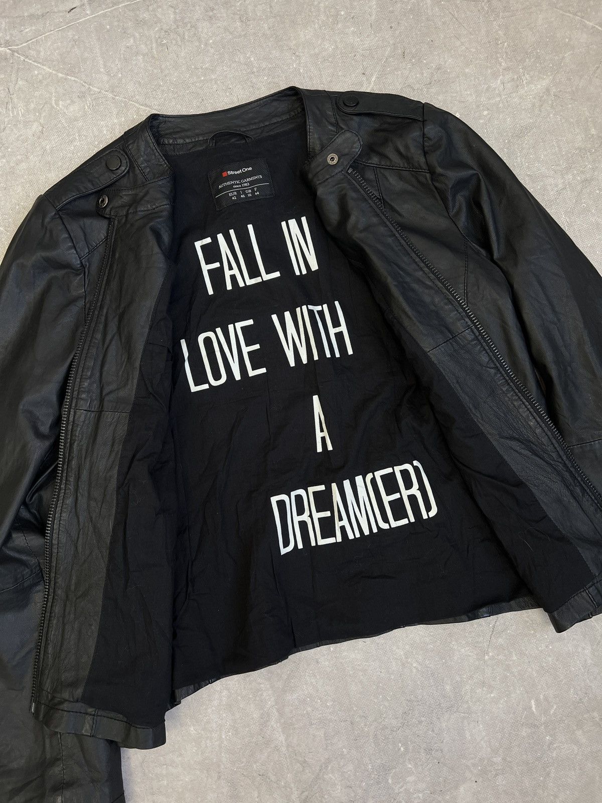 14th Addiction Black Leather biker Jacket Vintage 14th addiction style y2k Size US M / EU 48-50 / 2 - 11 Thumbnail