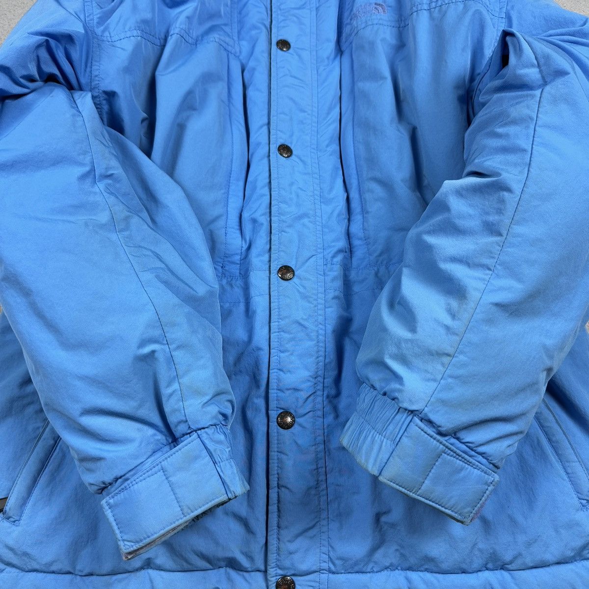 The North Face Vintage The North Face Blue Puffy Down Parka Jacket M Size US M / EU 48-50 / 2 - 10 Thumbnail