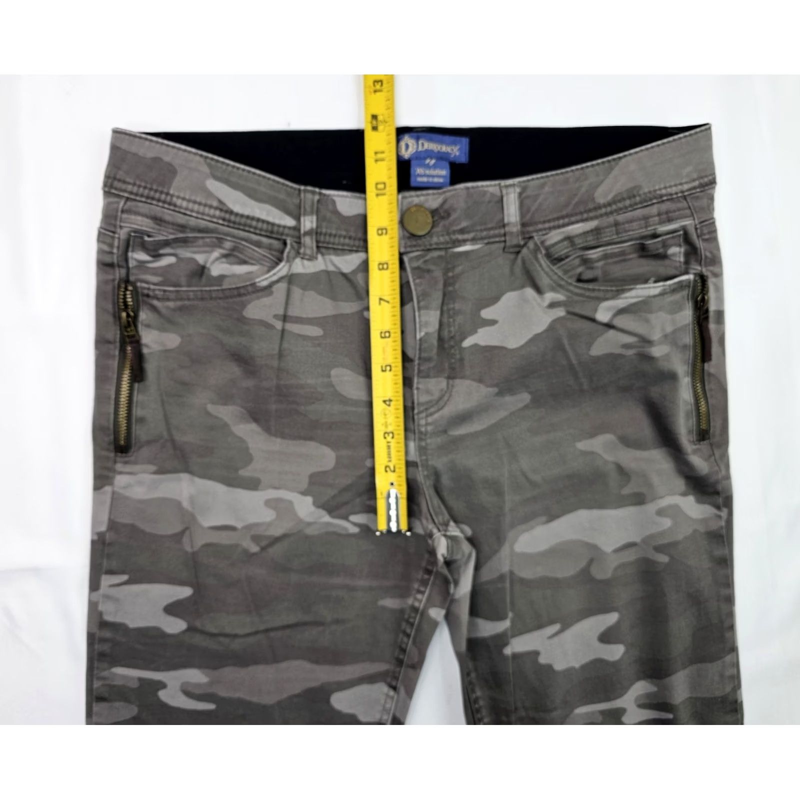 Vintage VINTAGE Democracy Ab Technology Ankle Skinny Jeans Women 14 Gray Camouflage Denim Pant Jeans Size 36" / US 14 / IT 50 - 4 Thumbnail