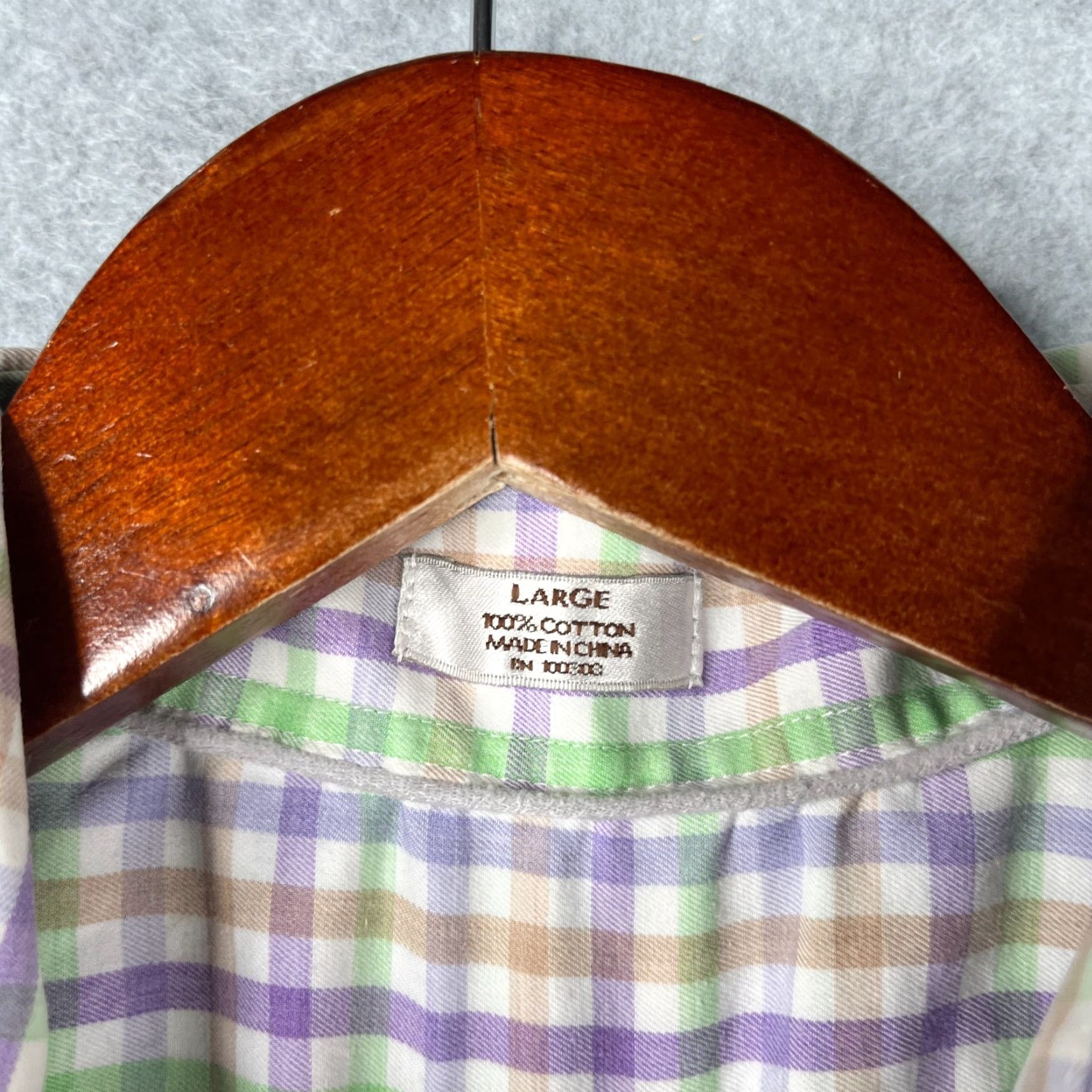 Peter Millar Peter Millar Shirt Large Multicolor Check Long Sleeve Button-Up Mens Size US L / EU 52-54 / 3 - 5 Thumbnail