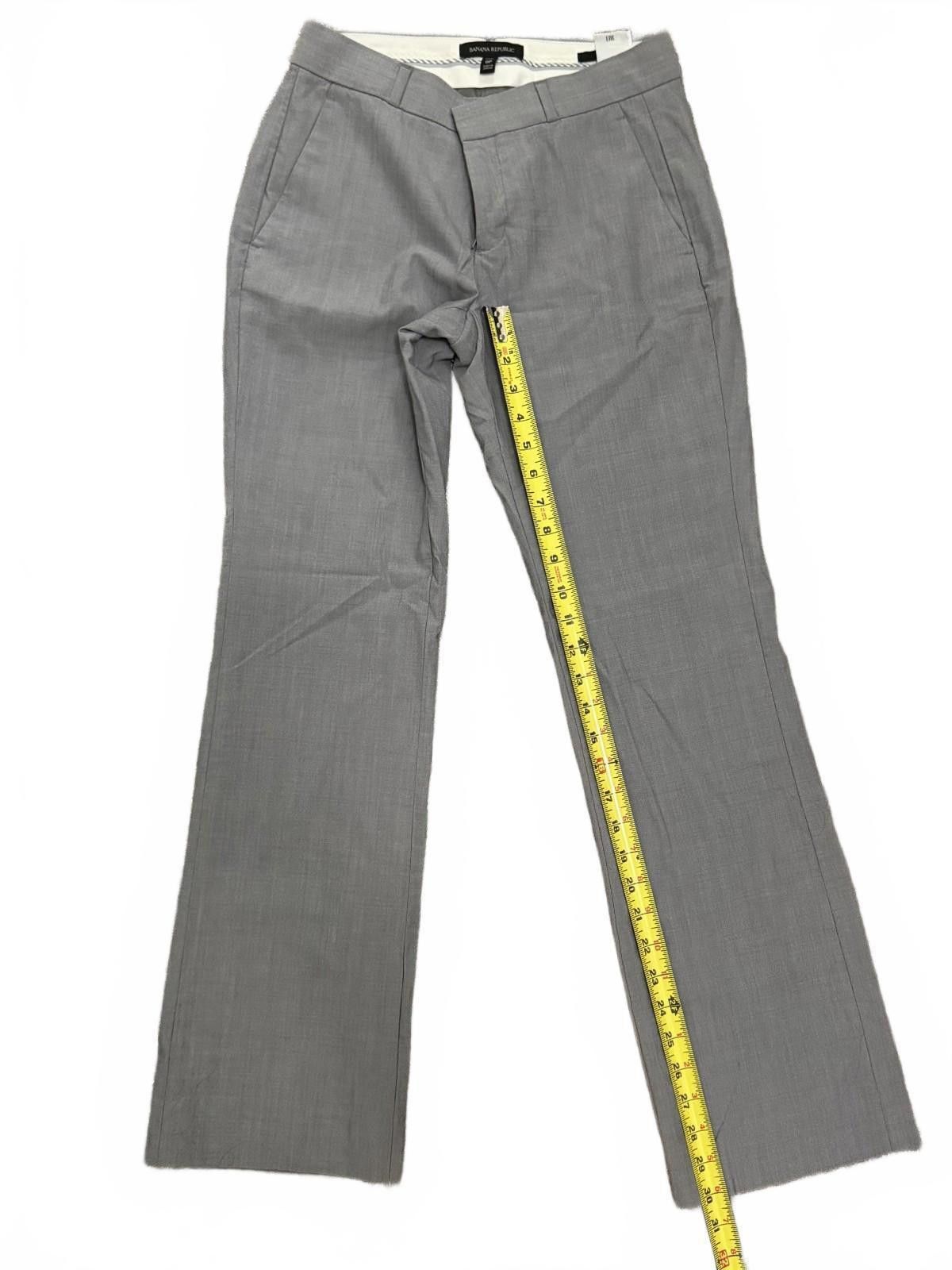 Banana Republic BANANA REPUBLIC Logan Dress Pants in Grey (0P / 0 Petite) Size 25" / US 0 / IT 36 - 4 Thumbnail