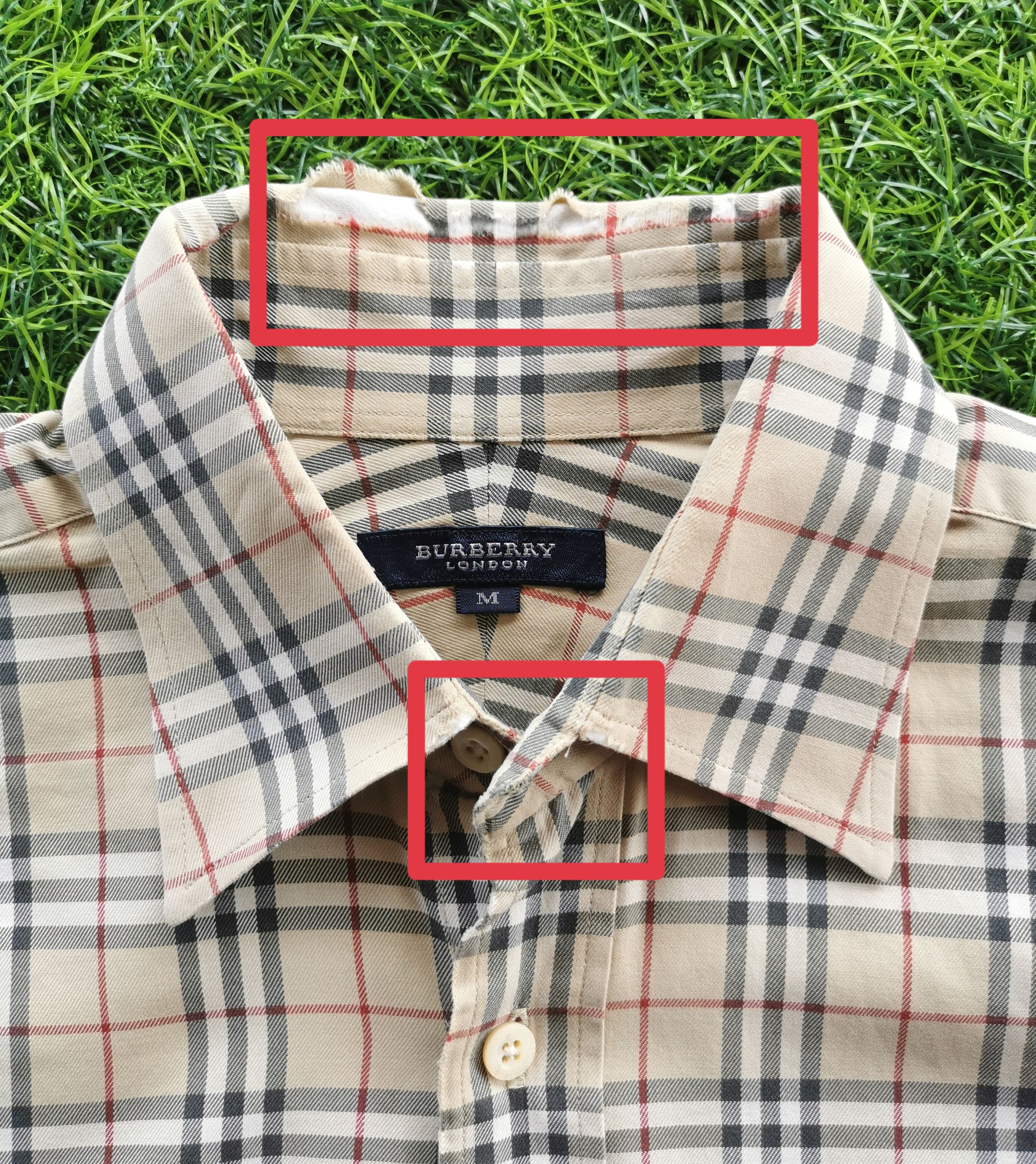Burberry Burberry Check Long Sleeve Shirts Size US M / EU 48-50 / 2 - 13 Thumbnail