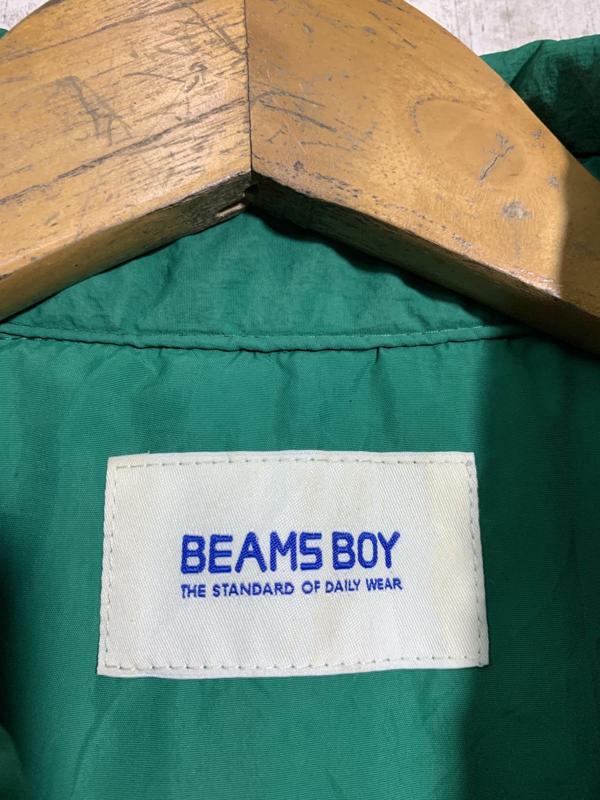 Beams Japan 💚BEAMS BOY GREEN QUILTED JACKETS Size US M / EU 48-50 / 2 - 9 Thumbnail