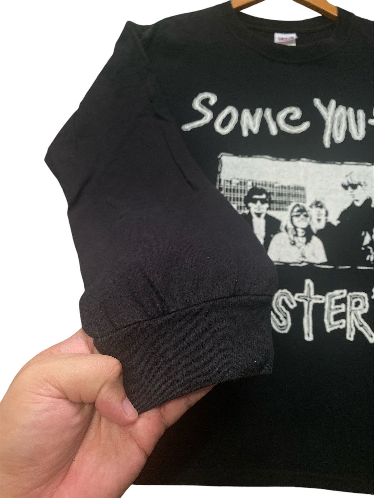 Band Tees × Vintage 💥RARE💥VINTAGE SONIC YOUTH “SISTER ALBUM” LONG SLEEVE TEE🔥 Size US M / EU 48-50 / 2 - 9 Thumbnail