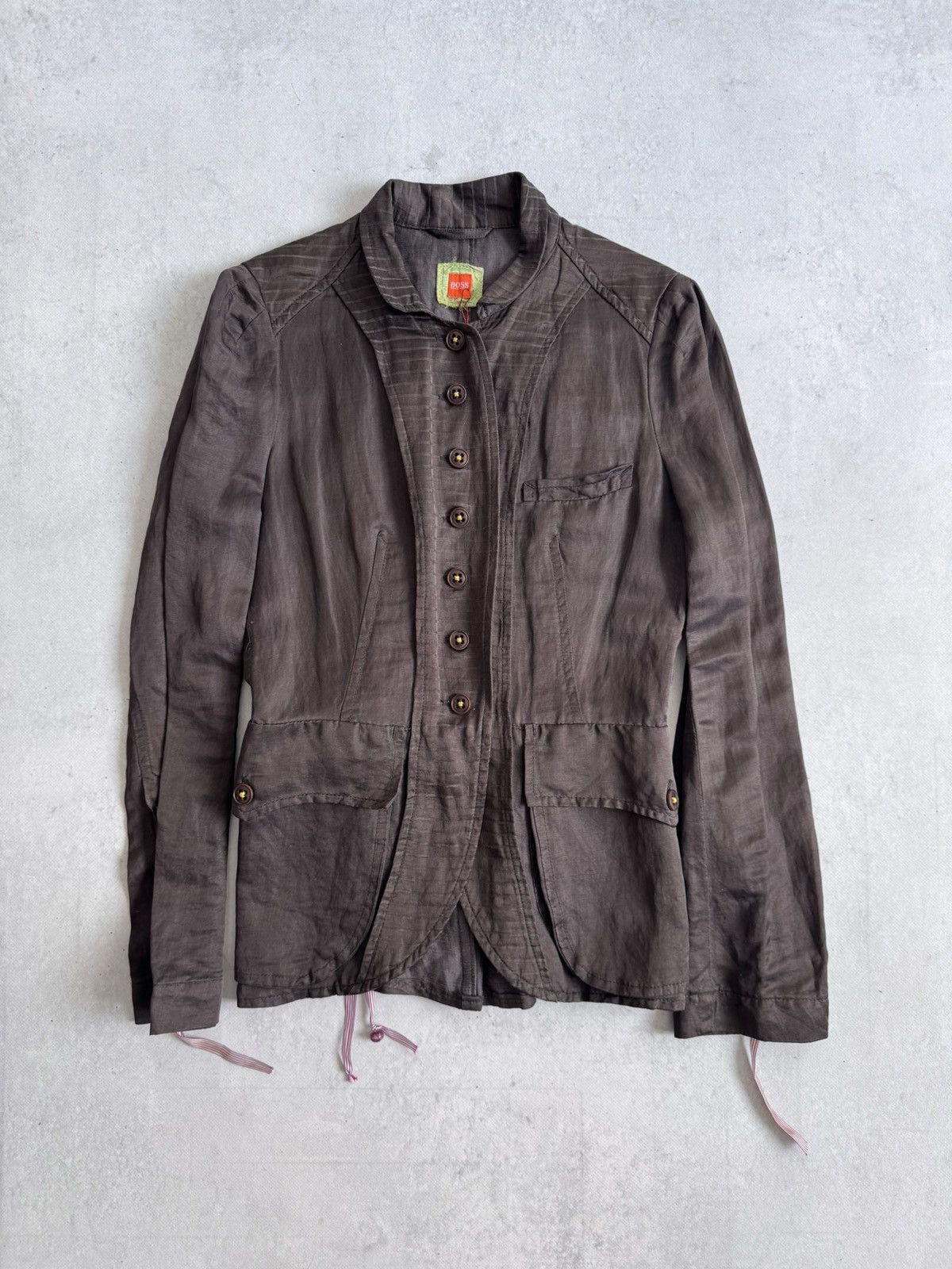 Hugo Boss Vintage Hugo Boss 00s Japan Style Archive Women’s Trench Size S / US 4 / IT 40 - 1 Thumbnail
