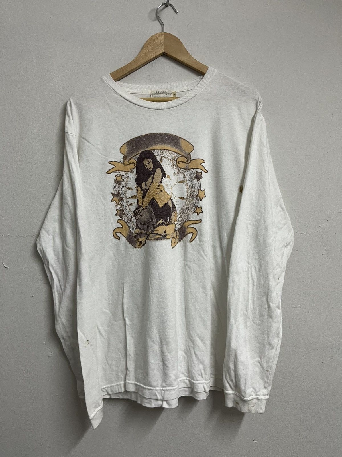 Avirex 💥Avirex Sexy Girl Skull T Shirts Size US L / EU 52-54 / 3 - 1 Thumbnail
