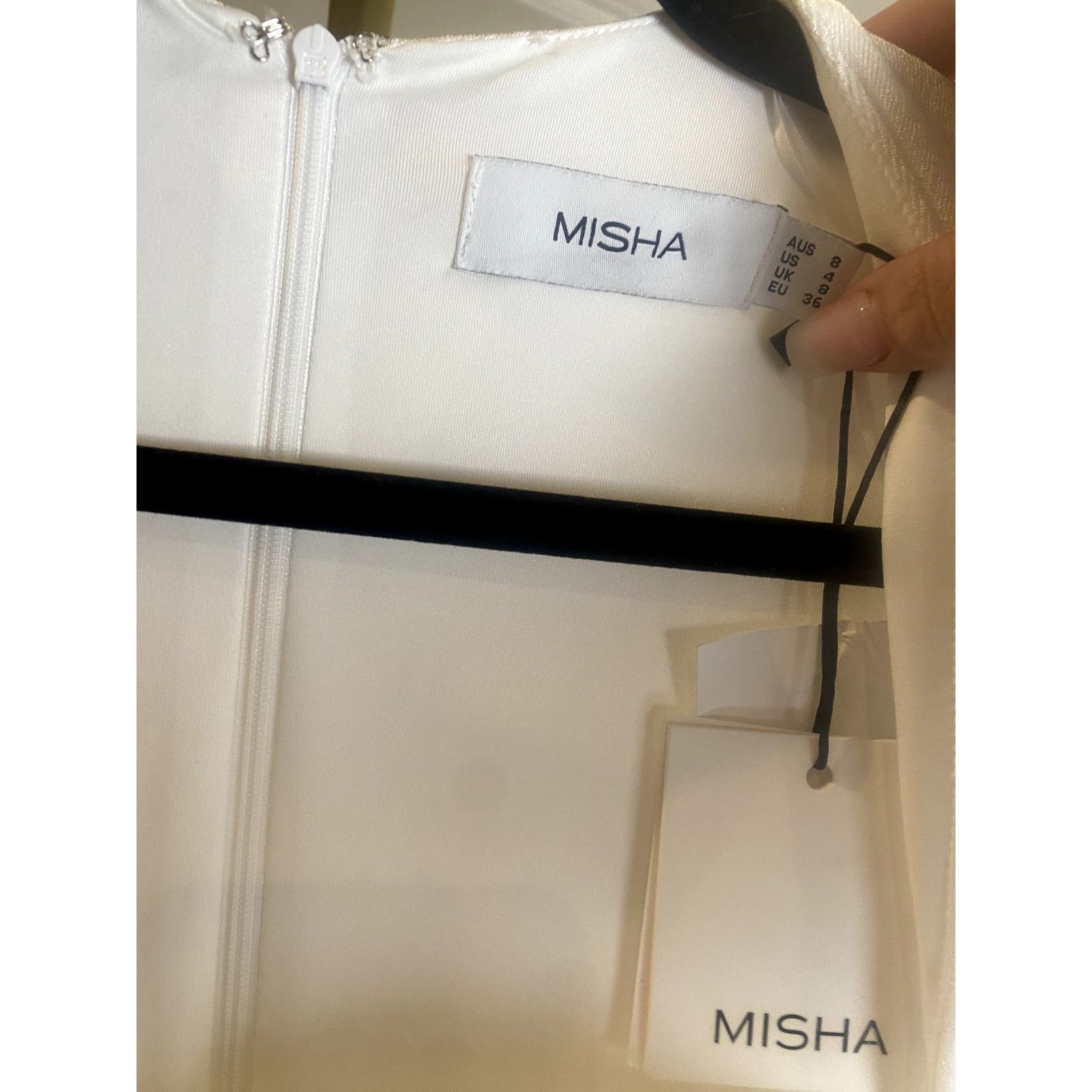 REVOLVE Misha Tara Midi Ivory White Dress 4 Size S / US 4 / IT 40 - 5 Thumbnail