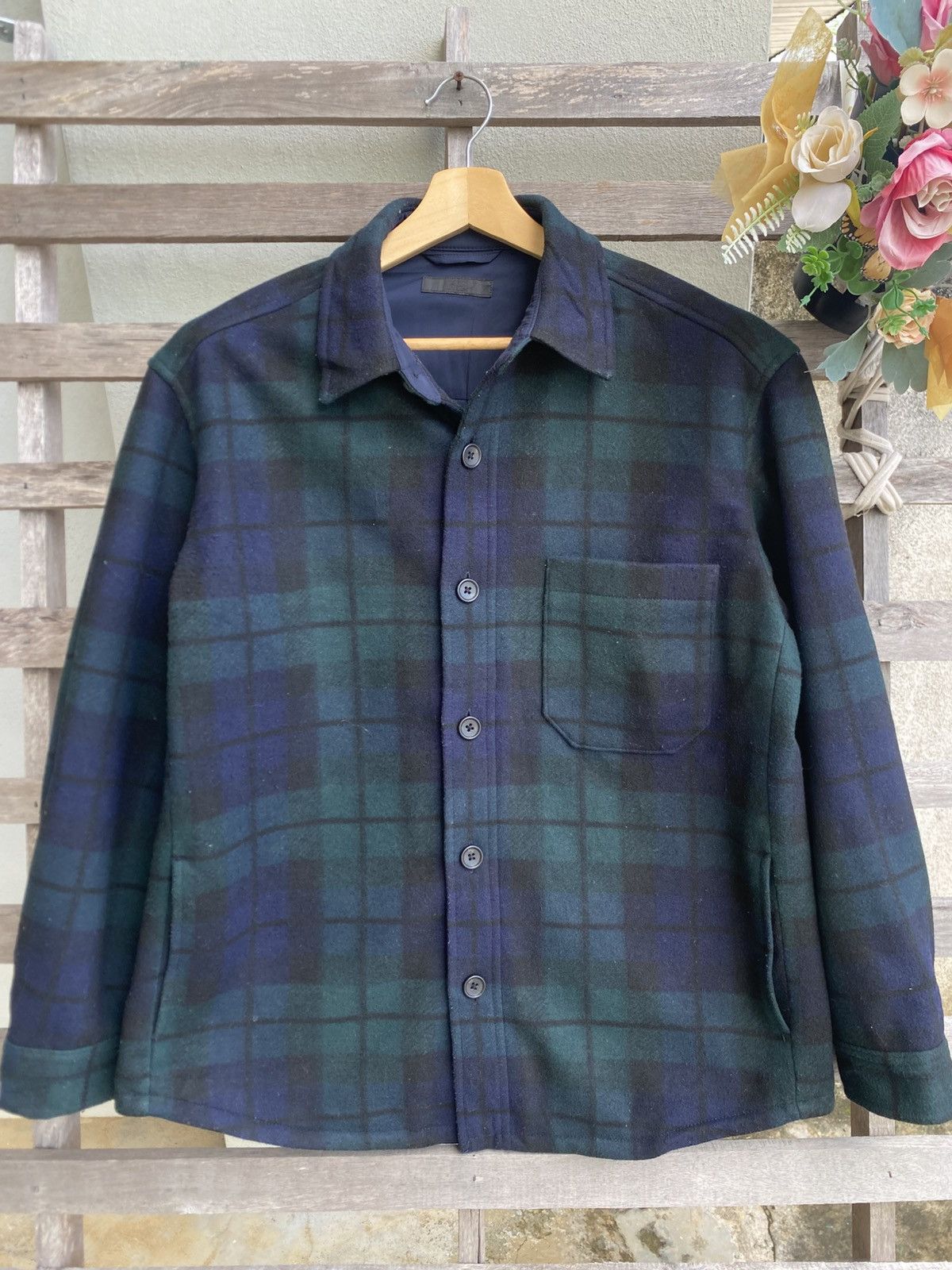 Uniqlo Japanese Brands Uniqlo Flannel Wool Shirt Jacket Size US L / EU 52-54 / 3 - 1 Thumbnail