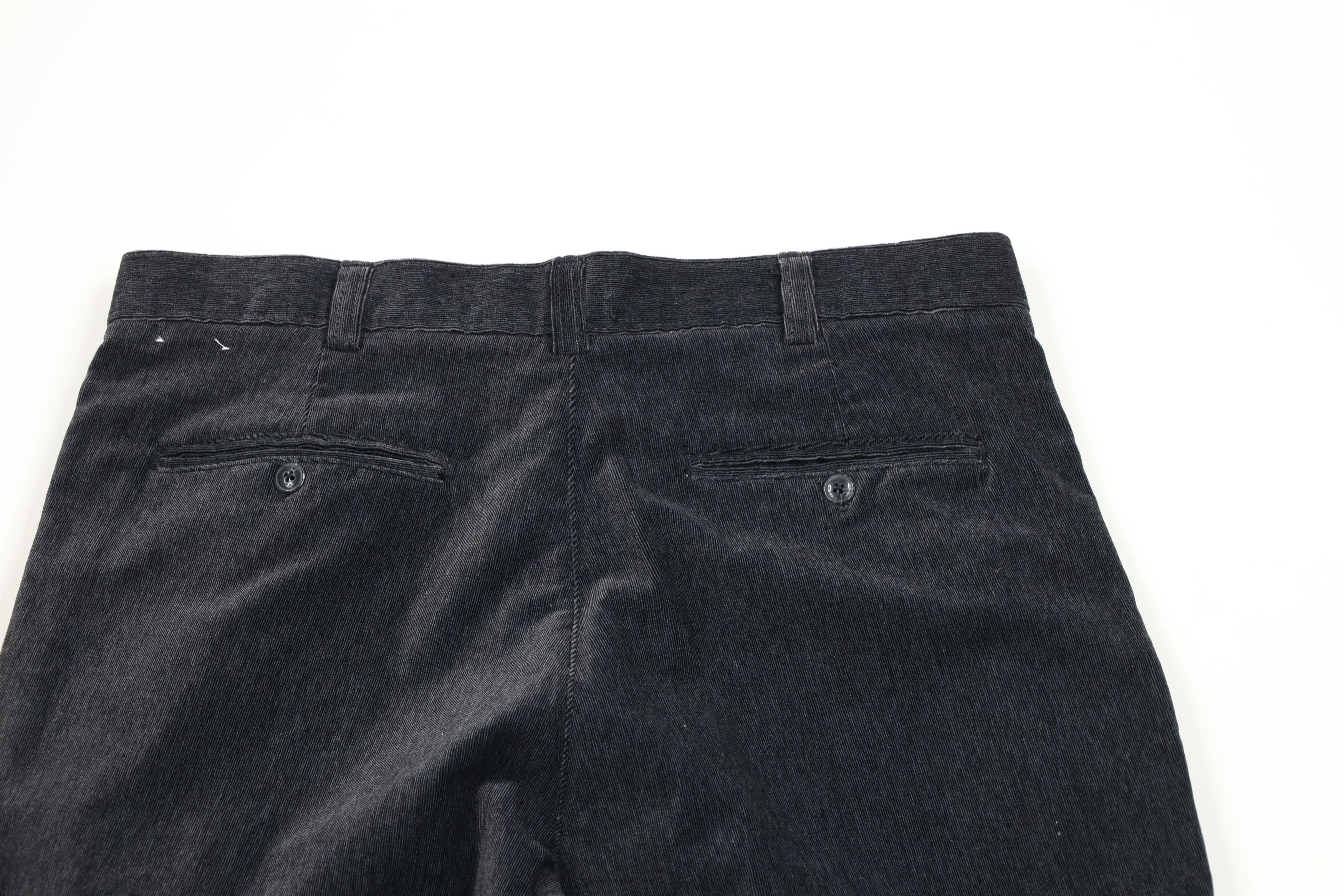 Vintage Vintage 90s Streetwear Corduroy Pleated Chino Pants Gray Size US 34 / EU 50 - 10 Thumbnail