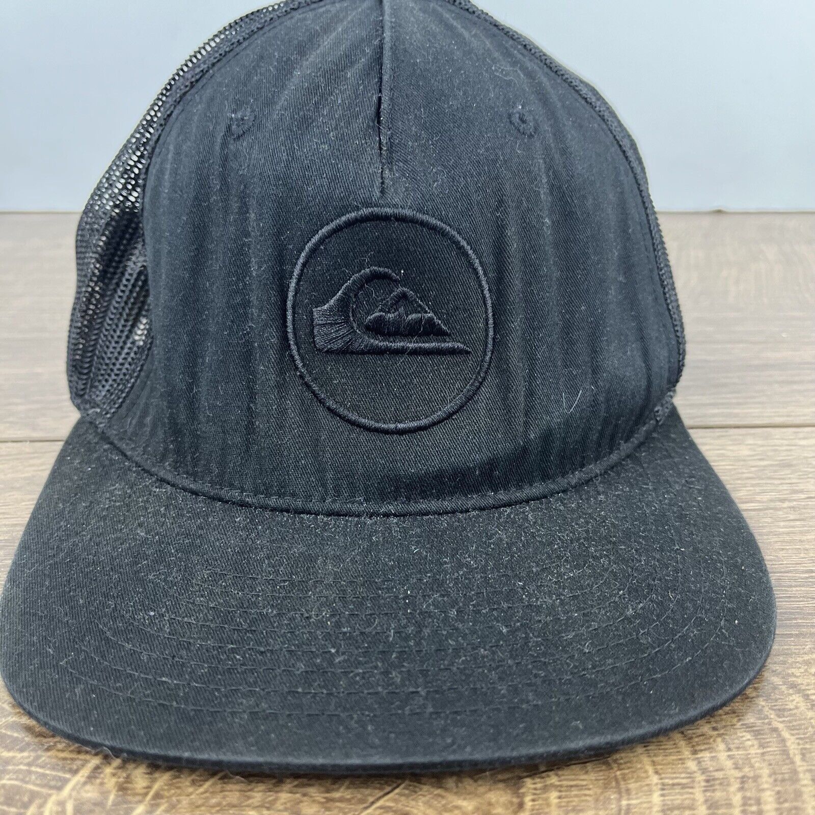 Other Quicksilver Hat Quick Silver Snapback Hat Black Hat Adjustab Size ONE SIZE - 5 Thumbnail