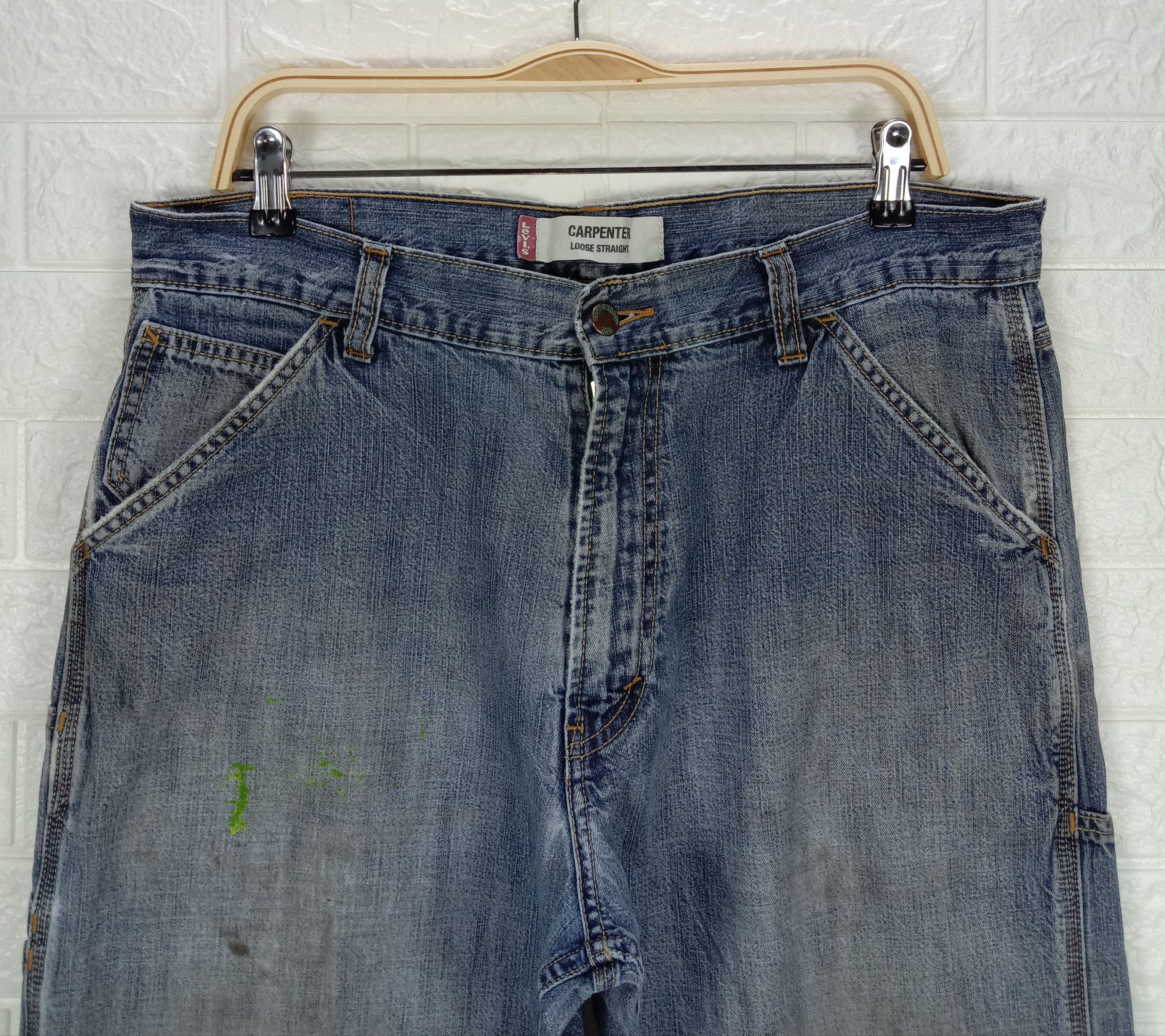 Levi's Vintage Levi's Carpenter Loose Straight Jeans Size US 34 / EU 50 - 2 Thumbnail