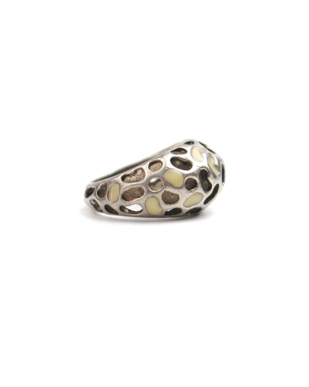 Hysteric Glamour 2000S JAPANESE MADE HONEYCOMB LEOPARD RING Size ONE SIZE - 4 Thumbnail