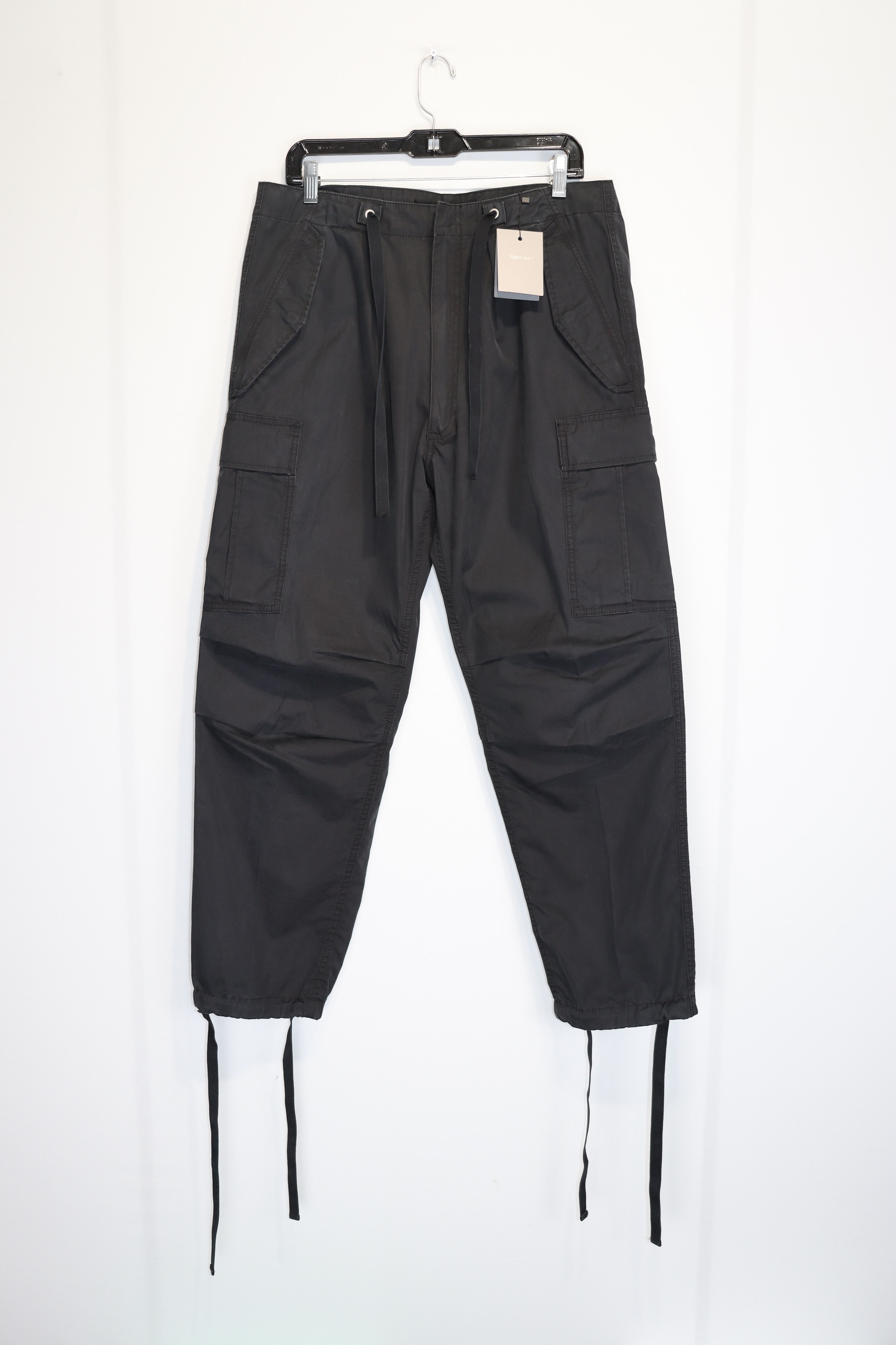 Tom Ford o1rshd1 Campionario Loose Trousers / Pants in Black Size US 32 / EU 48 - 2 Thumbnail