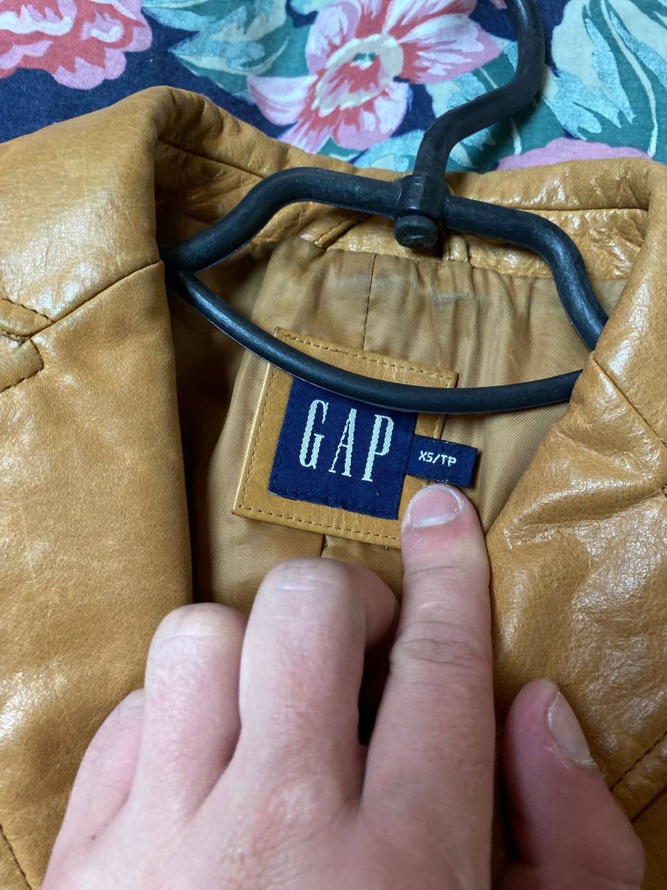 Gap VINTAGE GAP AVANT-GARDE LEATHER Y2K JACKET Size XS / US 0-2 / IT 36-38 - 2 Thumbnail