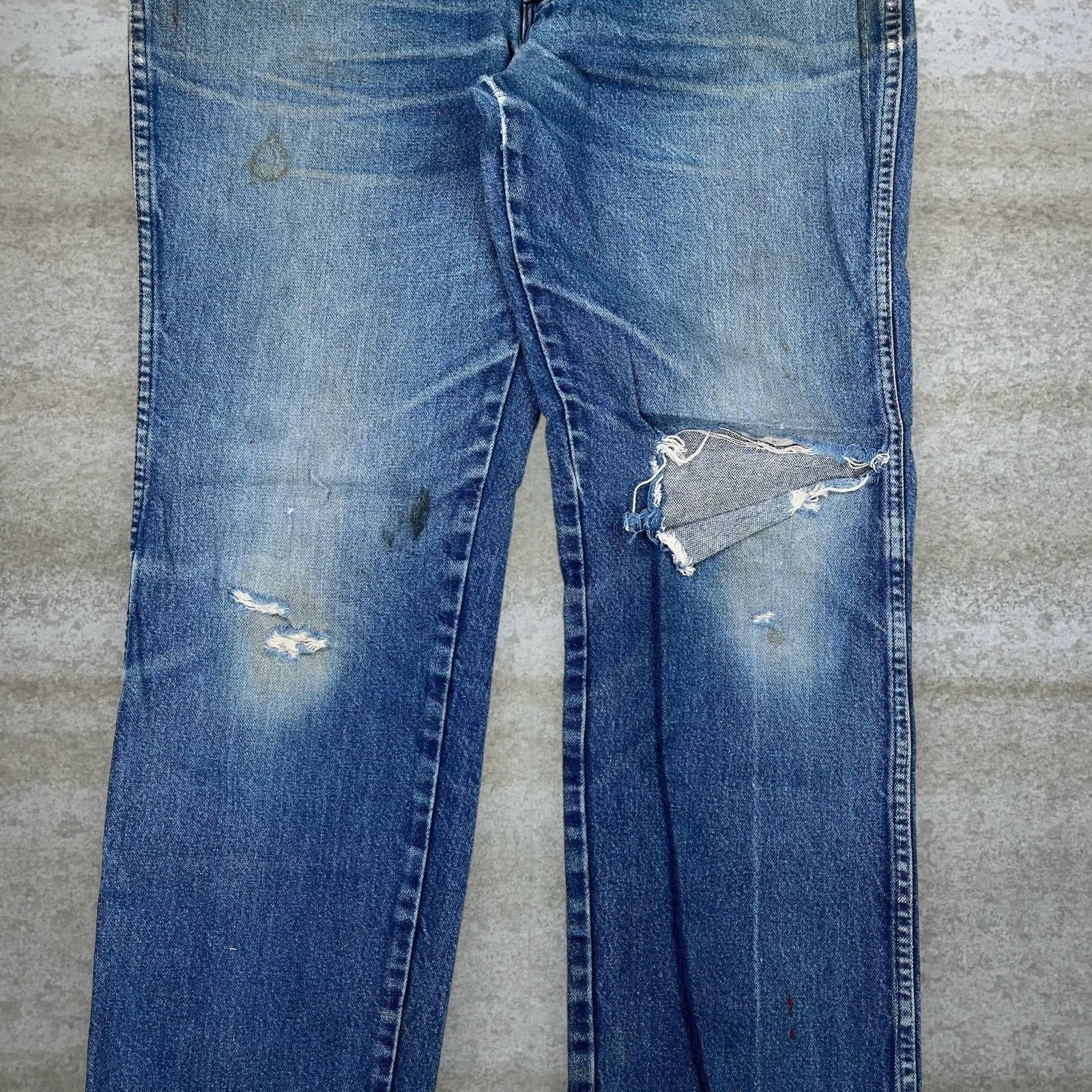 Wrangler Vintage 90s Wrangler Jeans 36x30 Straight Fit Medium Wash Size US 36 / EU 52 - 5 Thumbnail