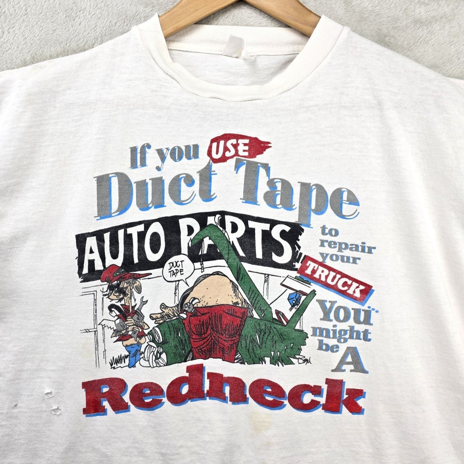 Other Vtg Jeff Foxworthy If You Use Duct Tape Redneck Shirt XL Size US XL / EU 56 / 4 - 1 Thumbnail