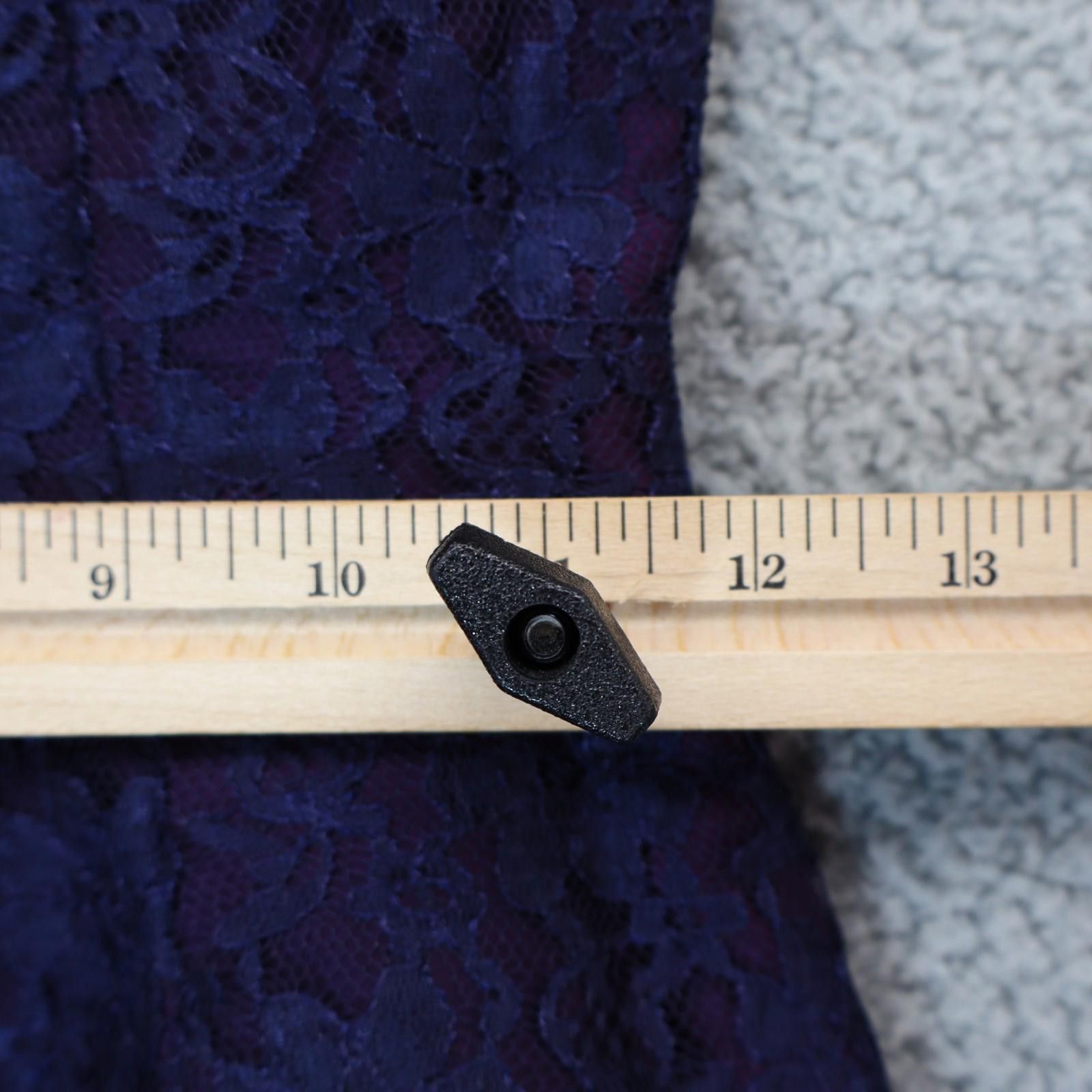 Other Notorious Dress sz 3 Vtg 80s Party Prom Sheath Formal Lace Size S / US 4 / IT 40 - 4 Thumbnail
