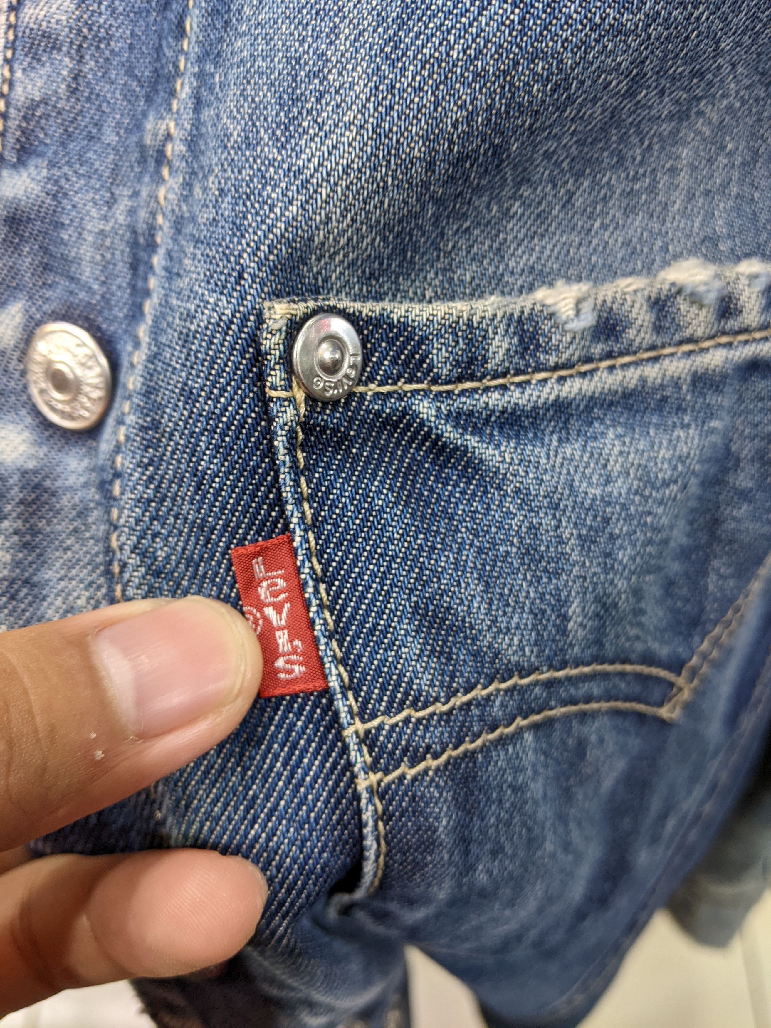 Levi's Distressed Levi's Engineered Trucker Jeans Size US M / EU 48-50 / 2 - 4 Thumbnail
