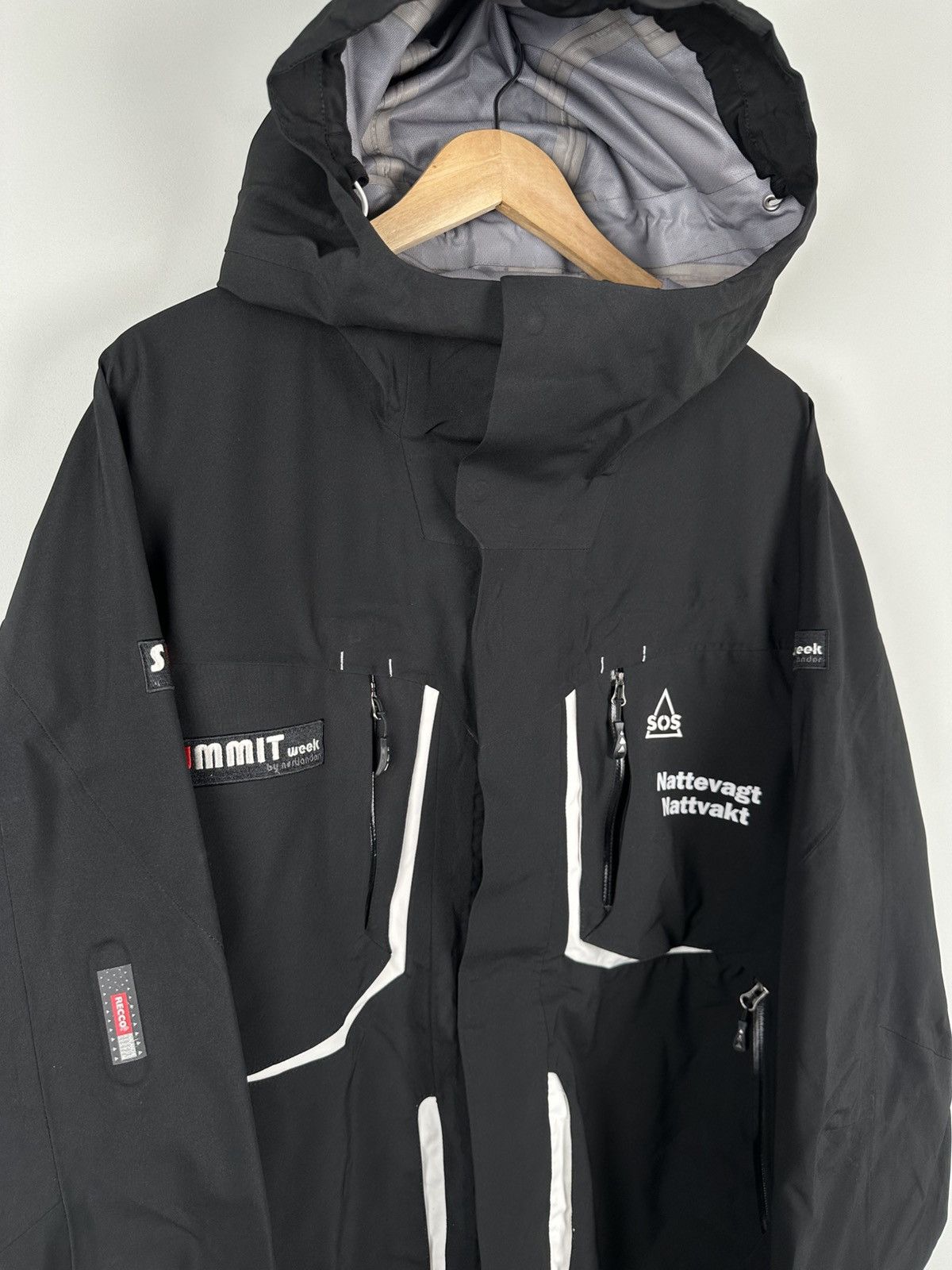 Goretex SOS Snowboarding Outdoor Jacket Hooded Recco Size US XXL / EU 58 / 5 - 3 Thumbnail