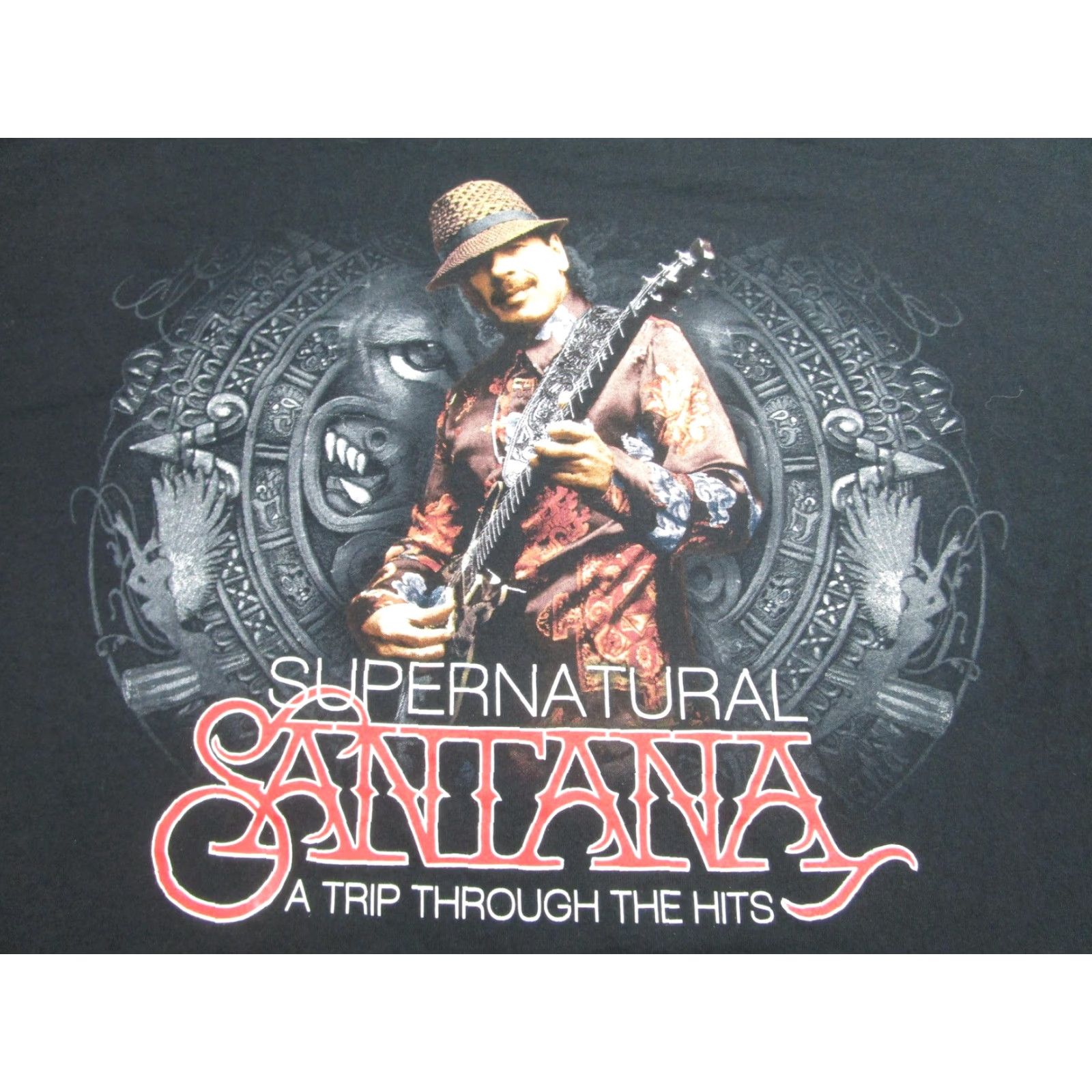 Vintage VINTAGE Santana T-Shirt Mens XL Black Graphic Print Concert Tour Supernatural Las Vegas 2010 Size US XL / EU 56 / 4 - 3 Thumbnail
