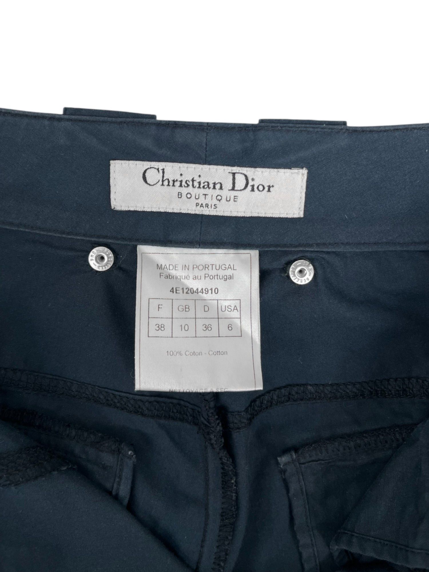 Dior by John Galliano S/S 2004 Bondage Blue Star Pants Size 28" / US 6 / IT 42 - 10 Thumbnail