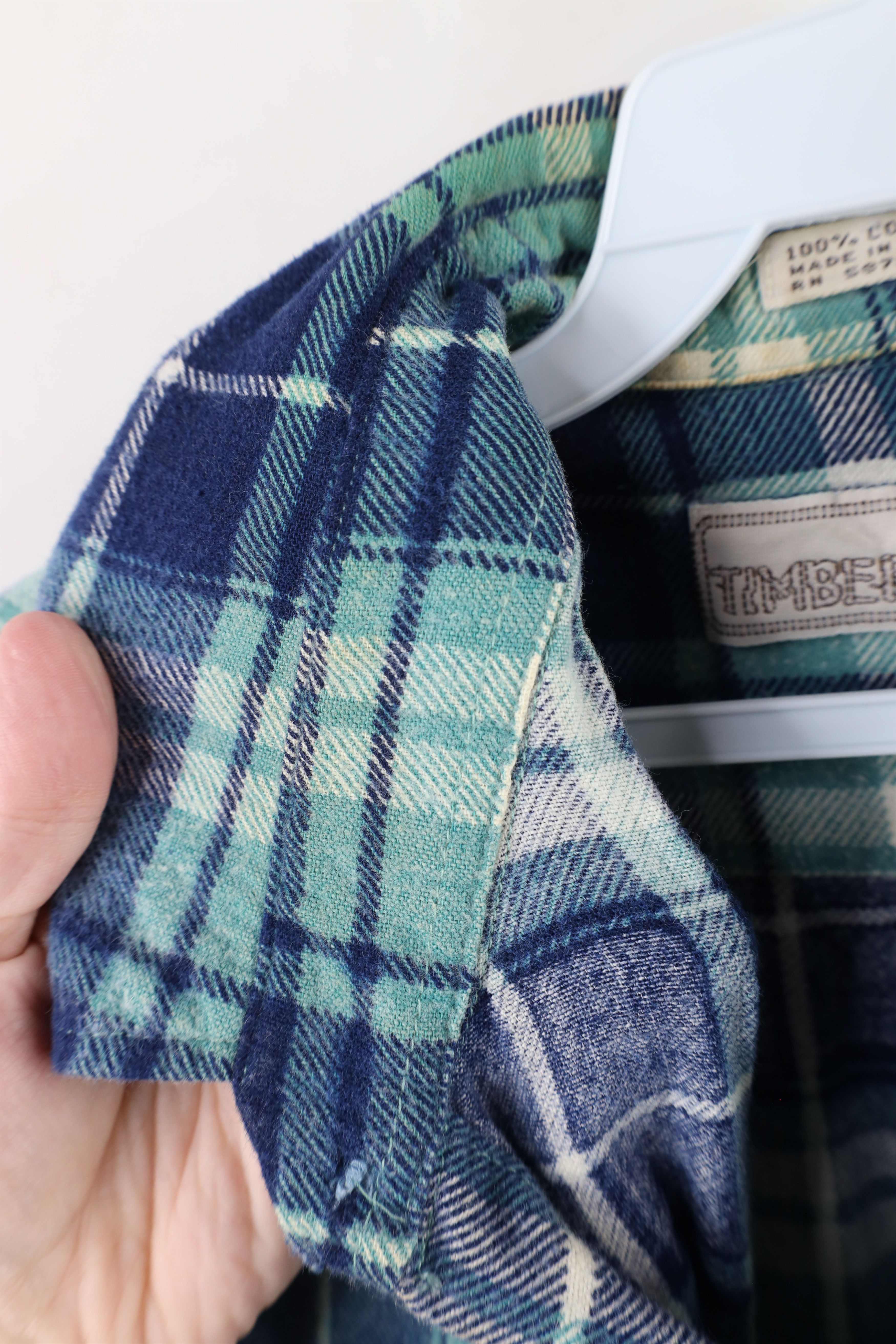 Vintage Vintage 70s Streetwear Flannel Collared Button Shirt Plaid Size US L / EU 52-54 / 3 - 6 Thumbnail