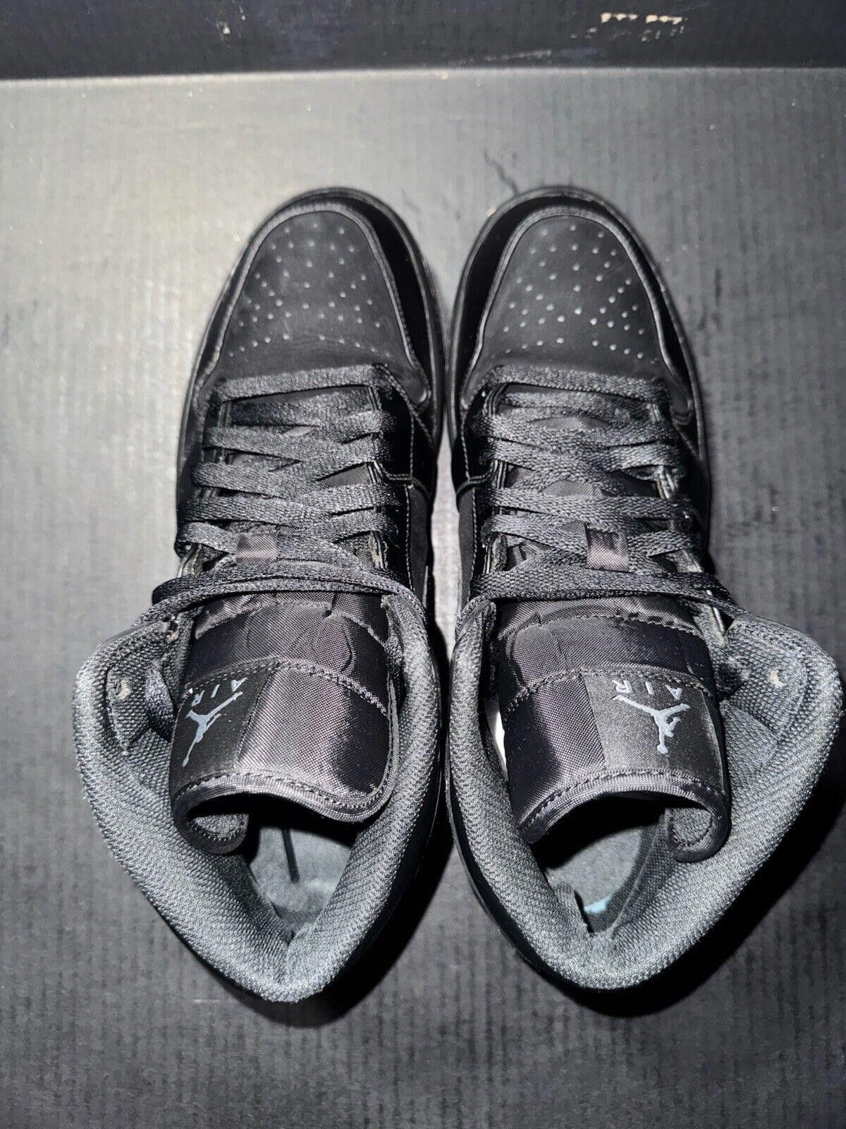 Jordan Brand Nike Air Jordan 1 Mid 'Black' - 554724-050 - Size 11 Size US 11 / EU 44 - 8 Thumbnail
