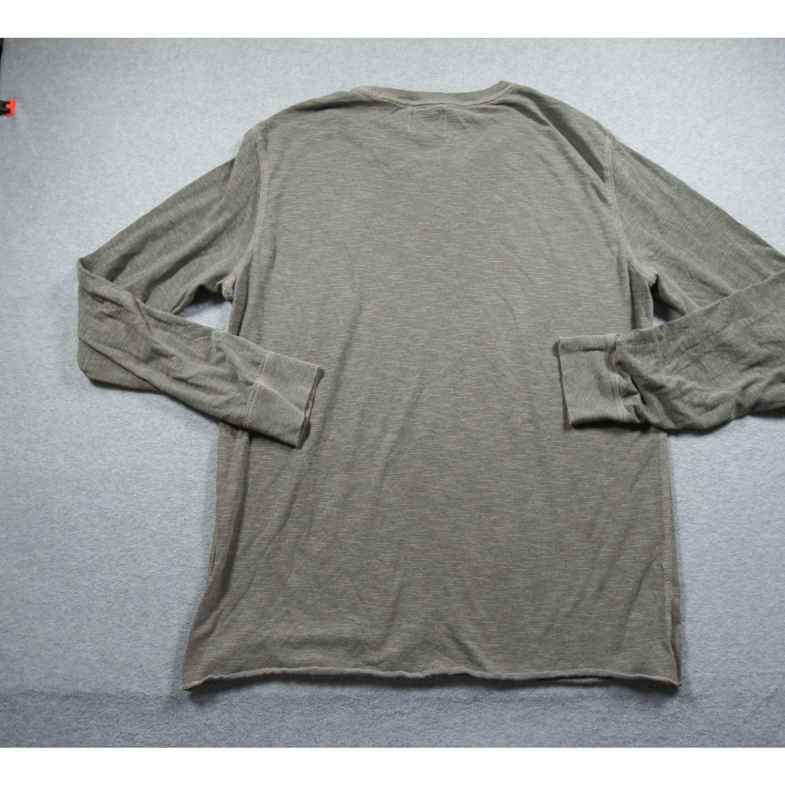 Billy Reid Billy Reid Shirt Mens XL Gray Long Sleeve Lightweight Crewneck Casual Adult Shirt Size US XL / EU 56 / 4 - 5 Thumbnail