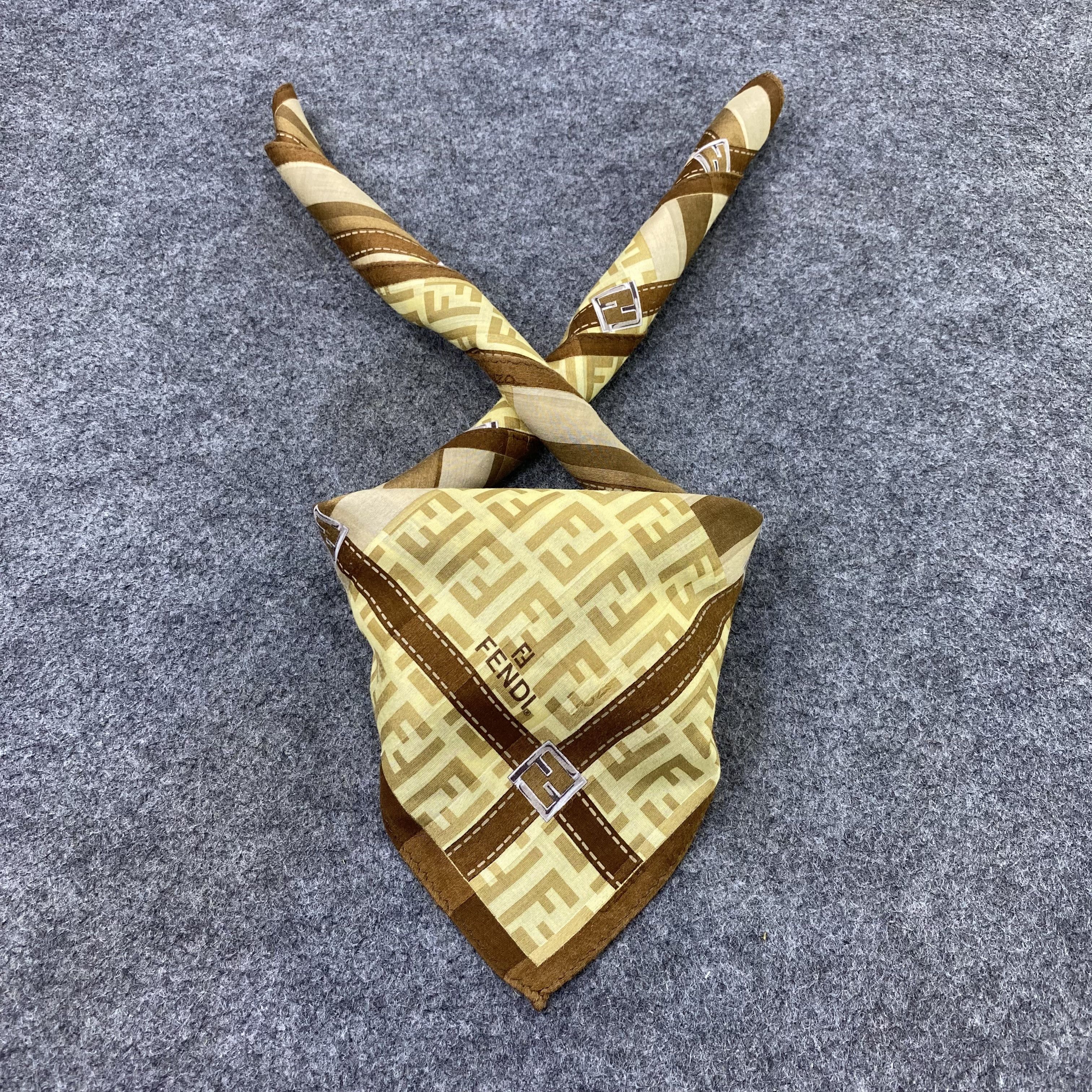 Fendi Fendi Handkerchief Neckerchief Bandana-B1956 Size ONE SIZE - 2 Thumbnail