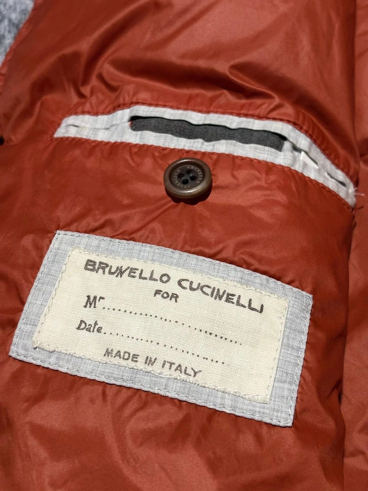 Brunello Cucinelli Vintage Rare Brunello Cucinelli Luxury Gray Down Puffer Vest Size XL / US 12-14 / IT 48-50 - 9 Thumbnail