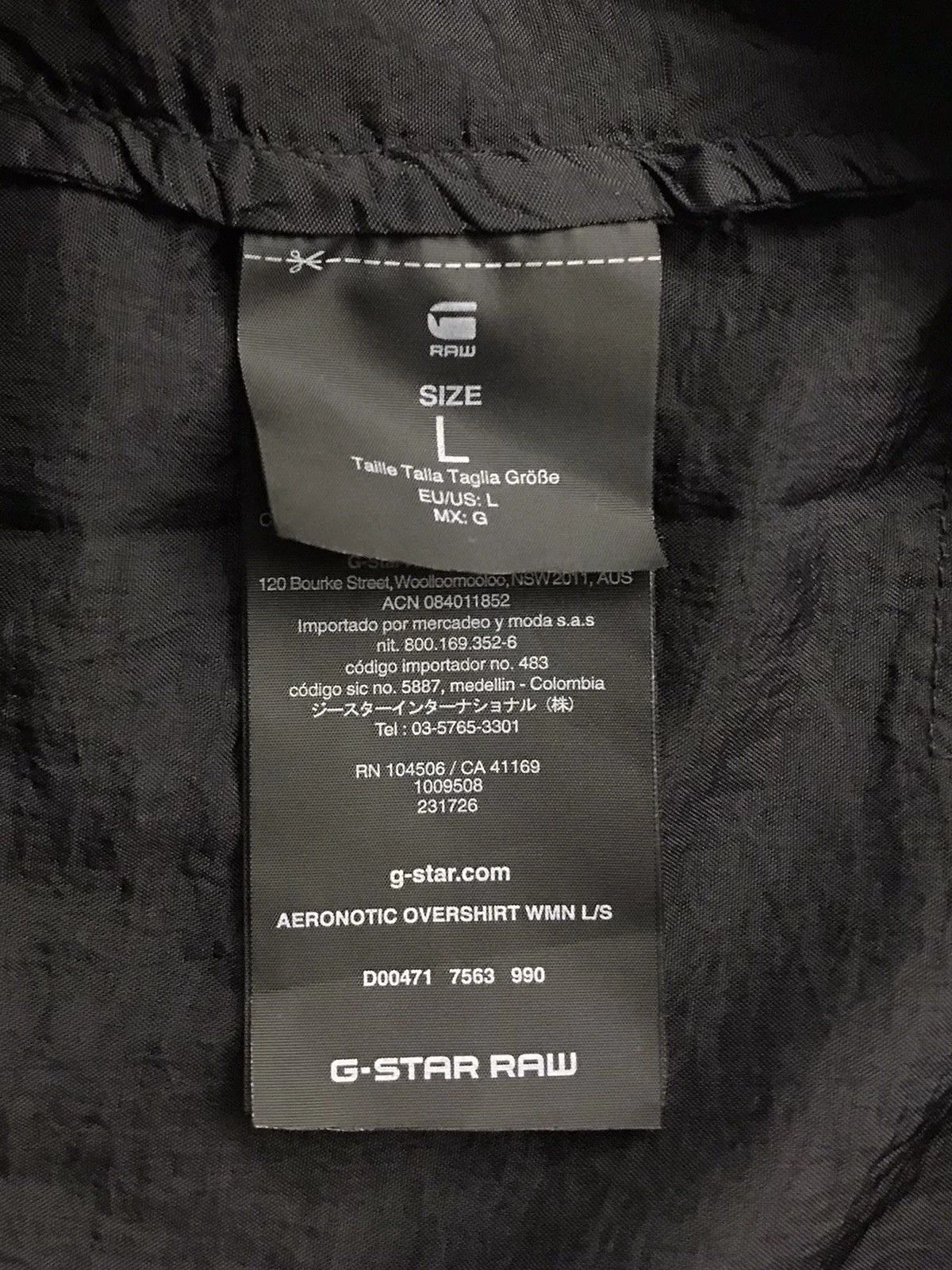 G-Star G-Star Raw Aeronotic Overshirt Multipocket Jacket WMN Black Size L / US 10 / IT 46 - 12 Thumbnail