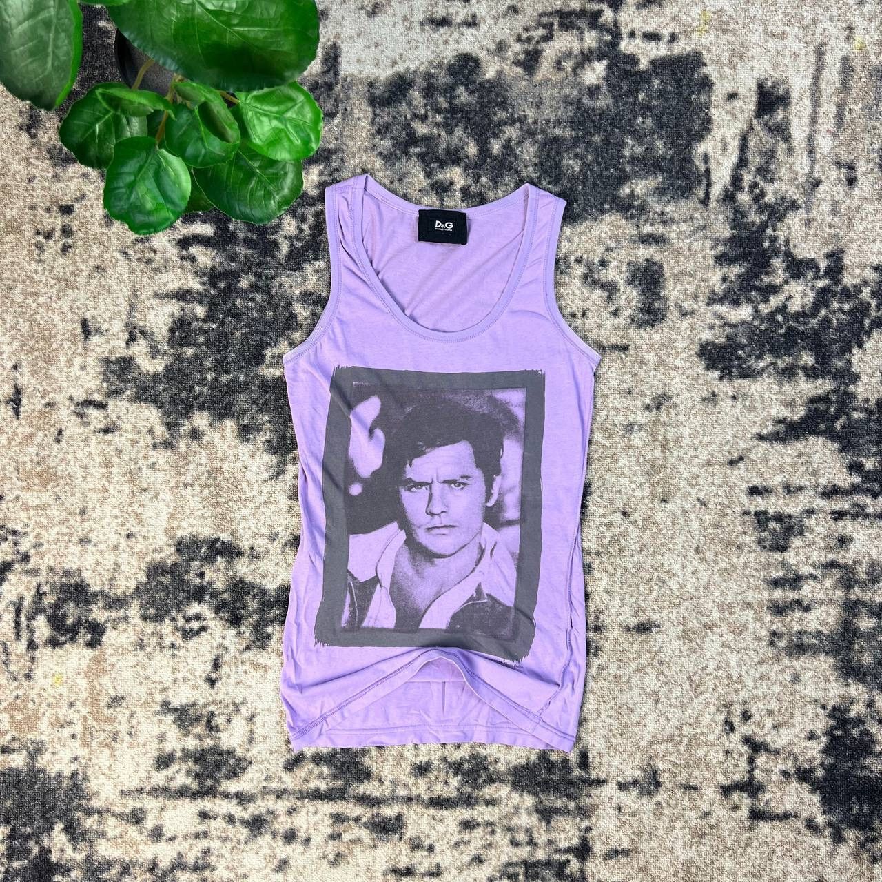 Dolce & Gabbana Alain Delon Big Logo Luxury Tank Top