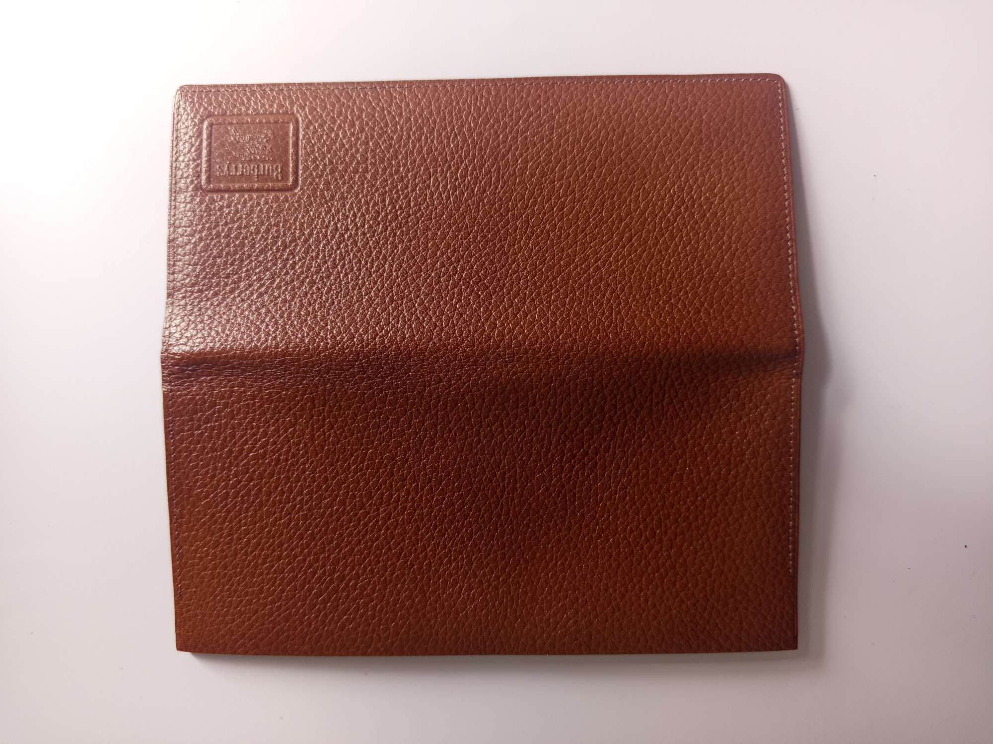 Burberry Burberrys Long Wallet Leather Brown Men Women Vintage Size ONE SIZE - 4 Thumbnail